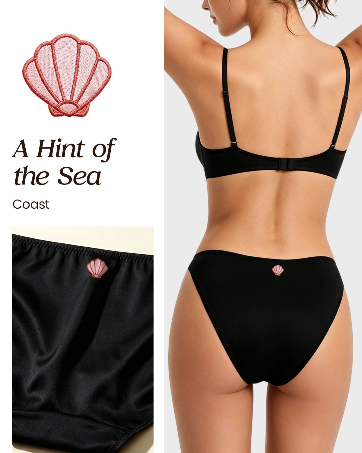 FEELITS KN06 Silk String Bikini Panties – 100% Mulberry Silk, Breathable & Ultra - Soft - FEELITS