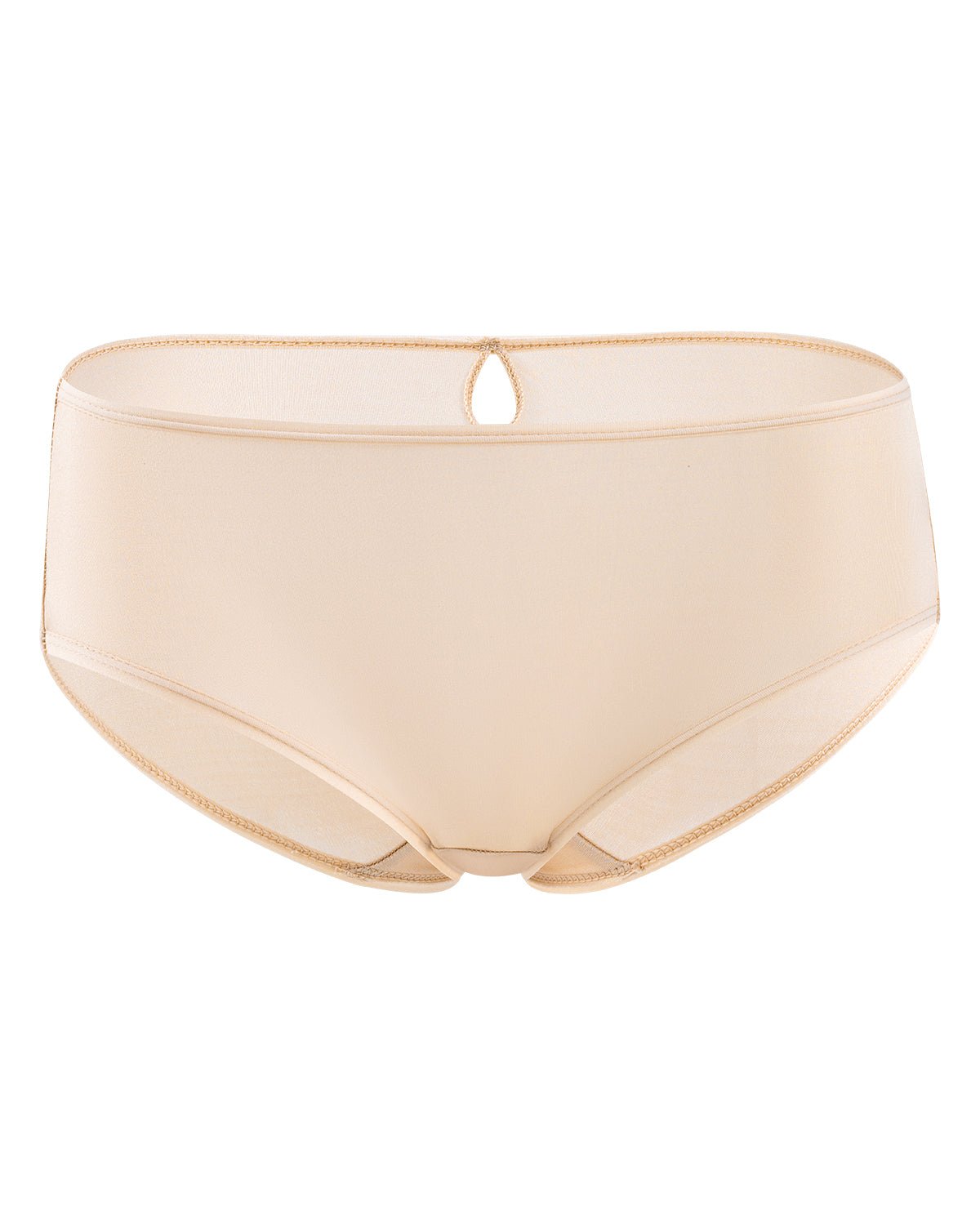 FEELITS KN28 Mulberry Silk Cut-Out Back Bikini Panties - FEELITS
