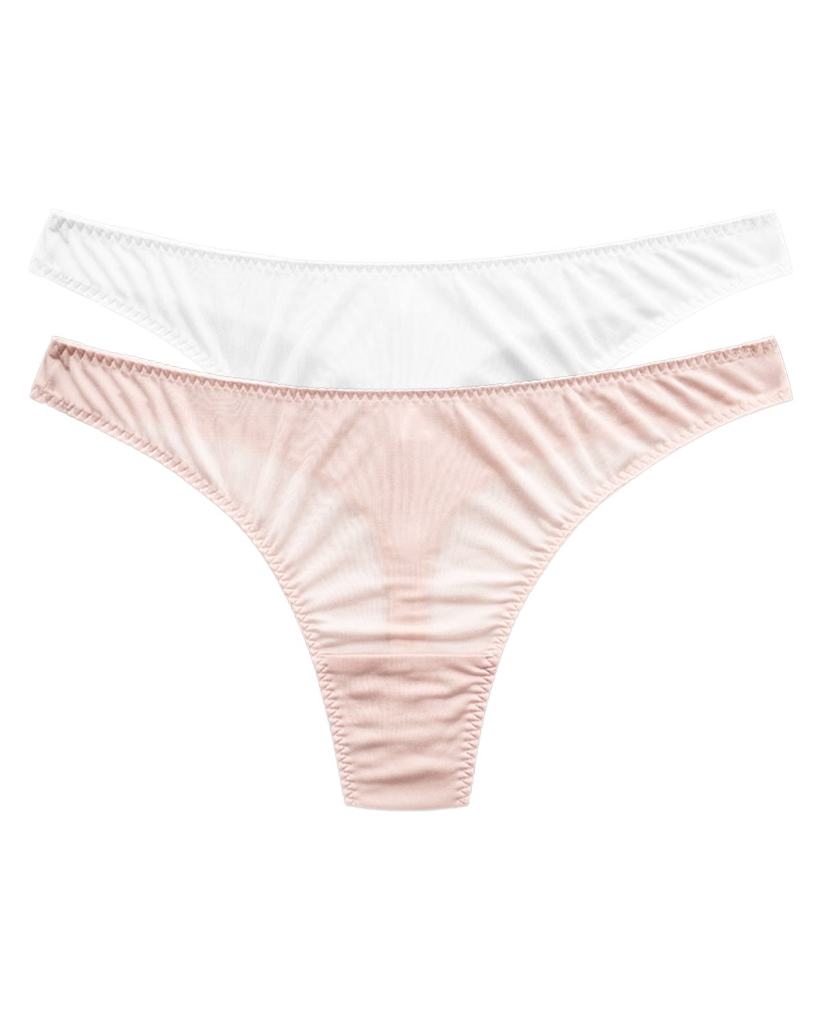 FEELITS Mulberry Silk Low - Rise Basic T - Back Thong Panties – 100% Mulberry Silk Lingerie for Women, Seamless, Comfortable & Elegant - FEELITS