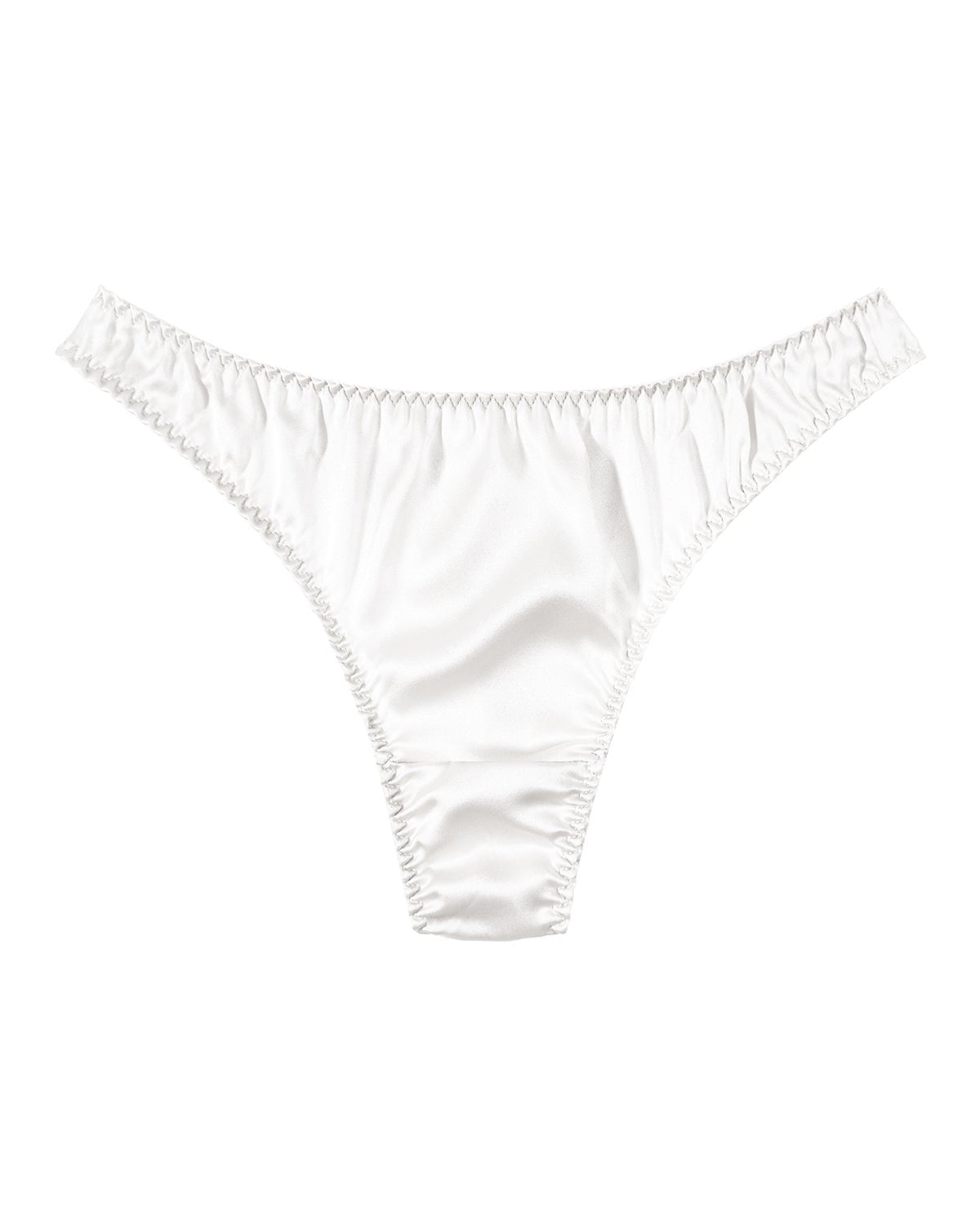 FEELITS Mulberry Silk Low - Rise Basic T - Back Thong Panties – 100% Mulberry Silk Lingerie for Women, Seamless, Comfortable & Elegant - FEELITS