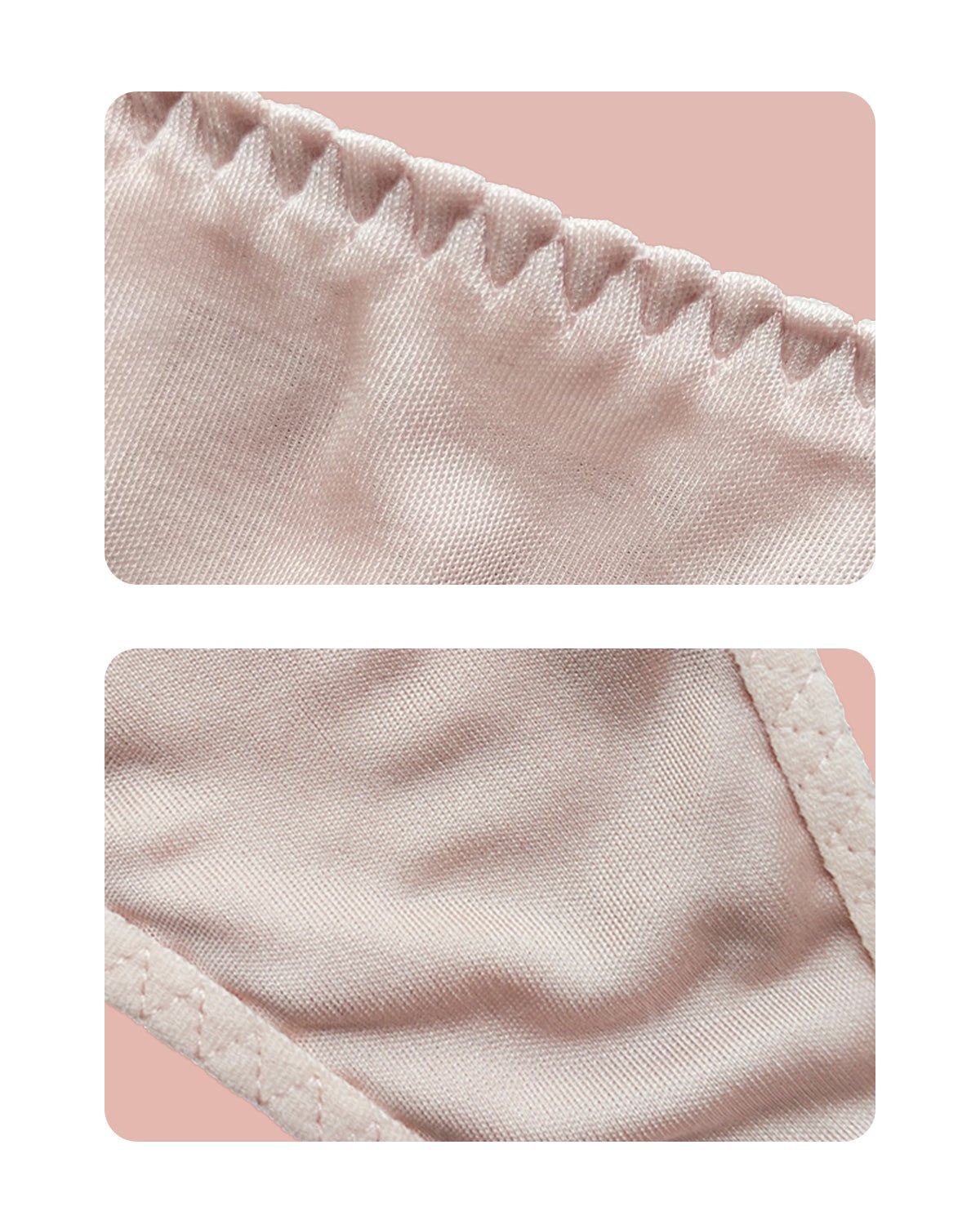 FEELITS Mulberry Silk Low - Rise Basic T - Back Thong Panties – 100% Mulberry Silk Lingerie for Women, Seamless, Comfortable & Elegant - FEELITS