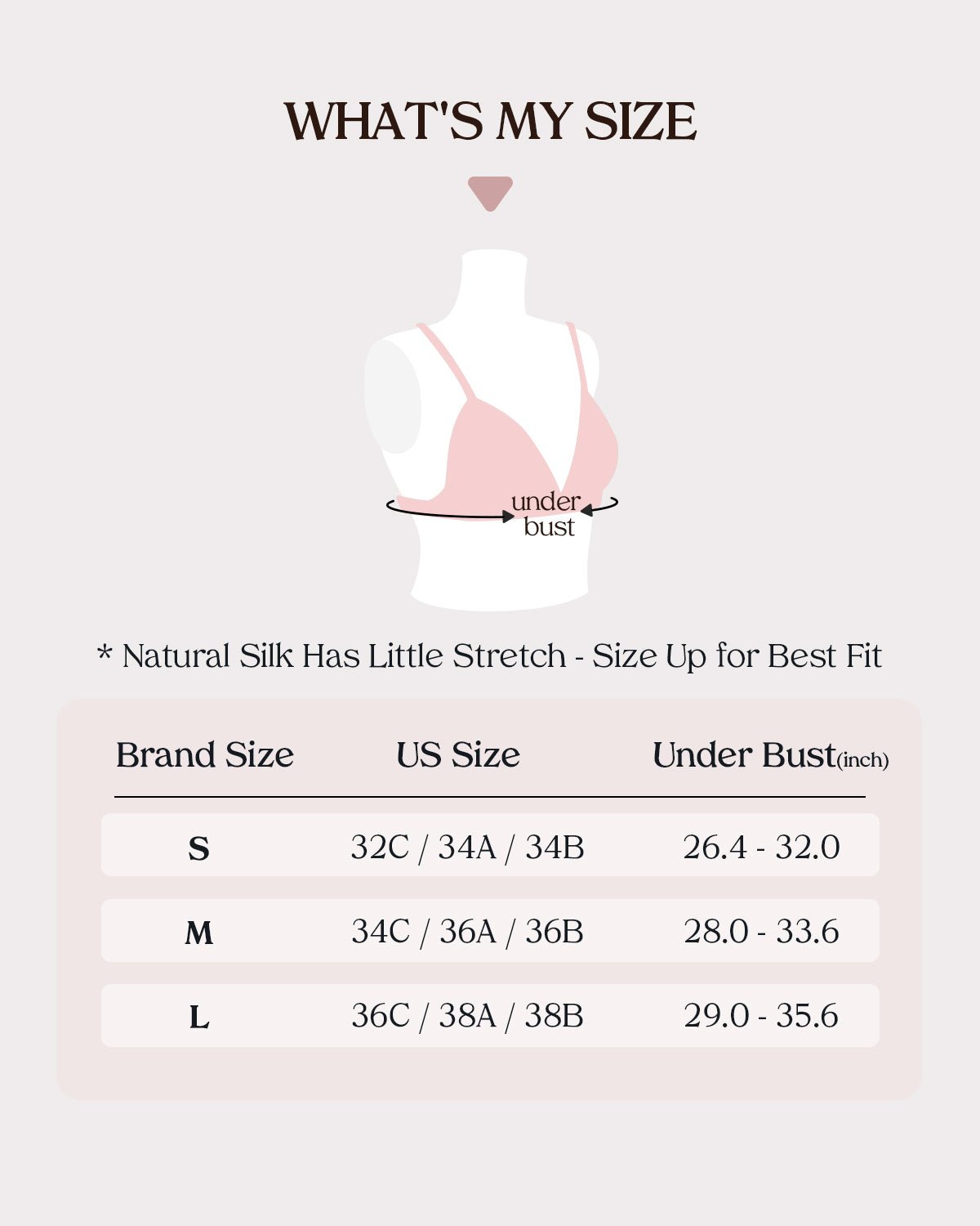 FEELITS Real Mulberry Silk Bra, Full Coverage Silk Satin Bralette, Wireless with Adjustable Straps, Breathable Soft Cup - FEELITS