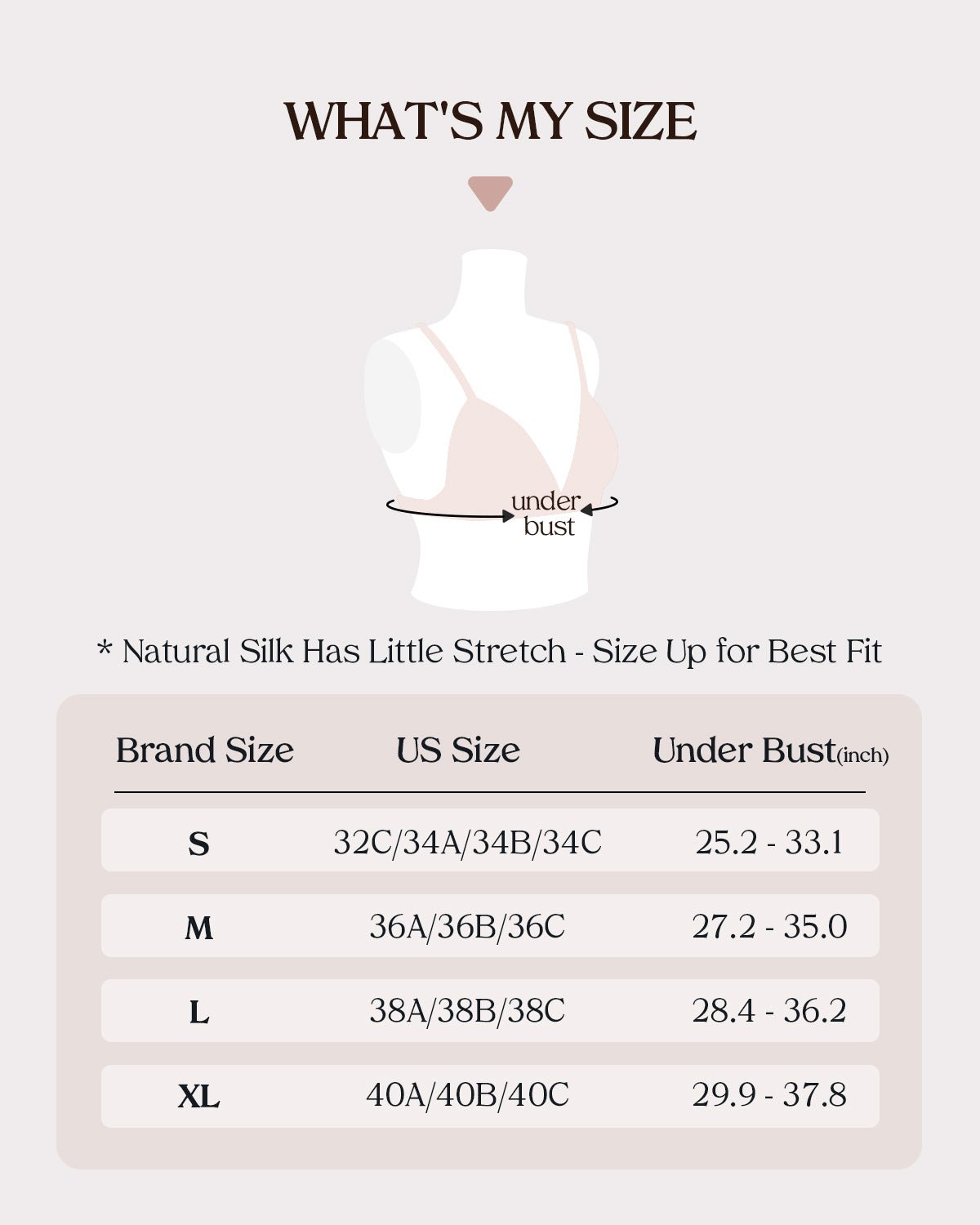 FEELITS Real Mulberry Silk Bralette, Luxury 22 Momme Silk Full - Coverage Wire - Free Bra for Women, Sexy & Ultra Comfortable - FEELITS