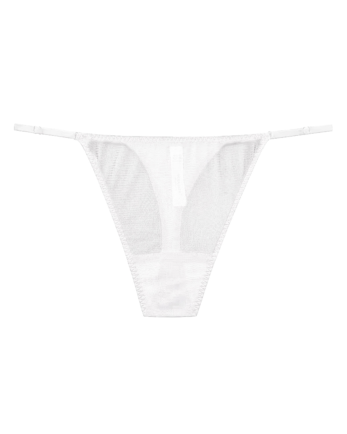 FEELITS Seduction 100% Mulberry Silk Sheer Mesh Thong for Women - FEELITS