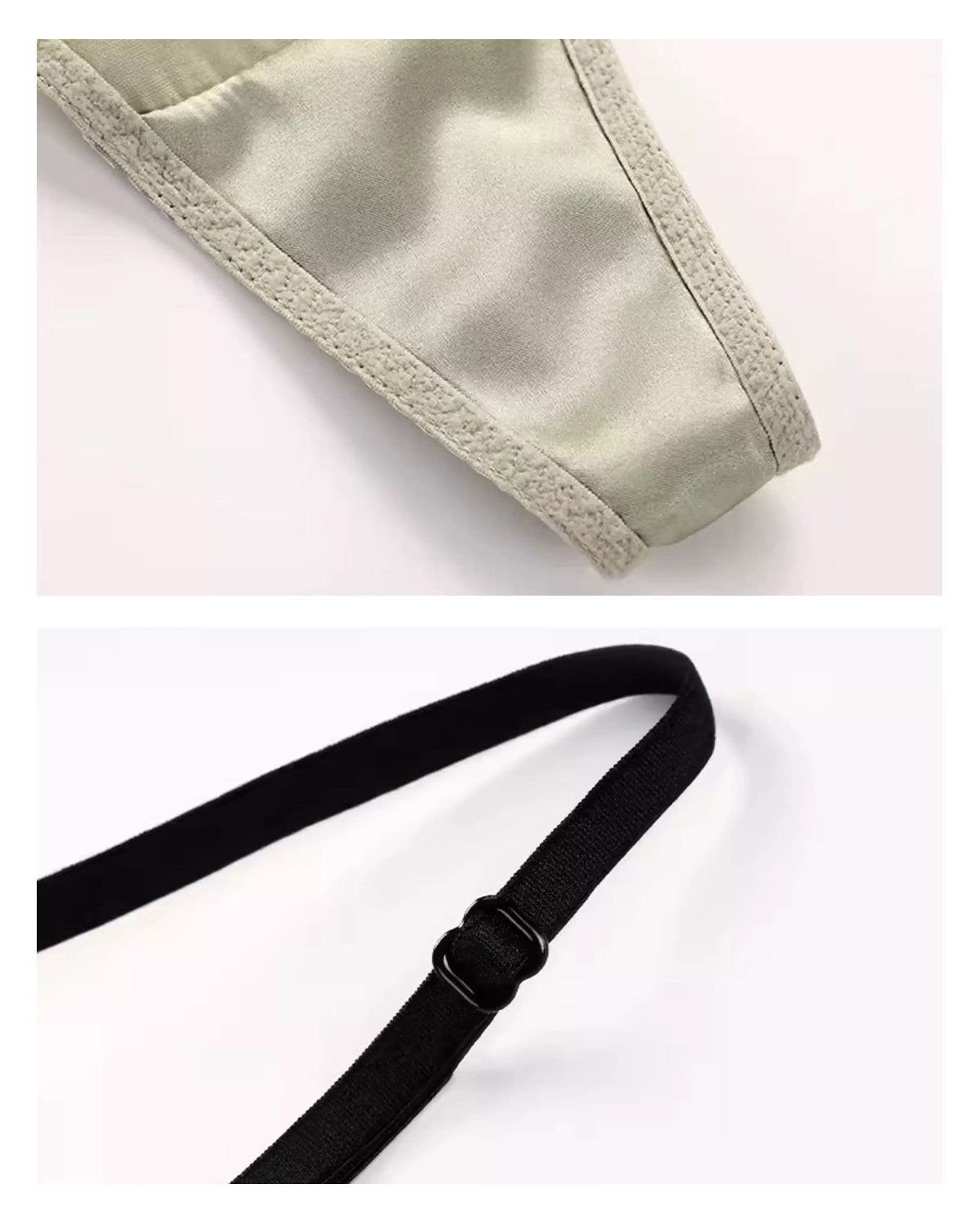 FEELITS Seduction Silk Smooth Mid - Rise T - Back Thong Panties – 100% Luxury Mulberry Silk Lingerie for Women, Seamless, Sensual & Elegant - FEELITS