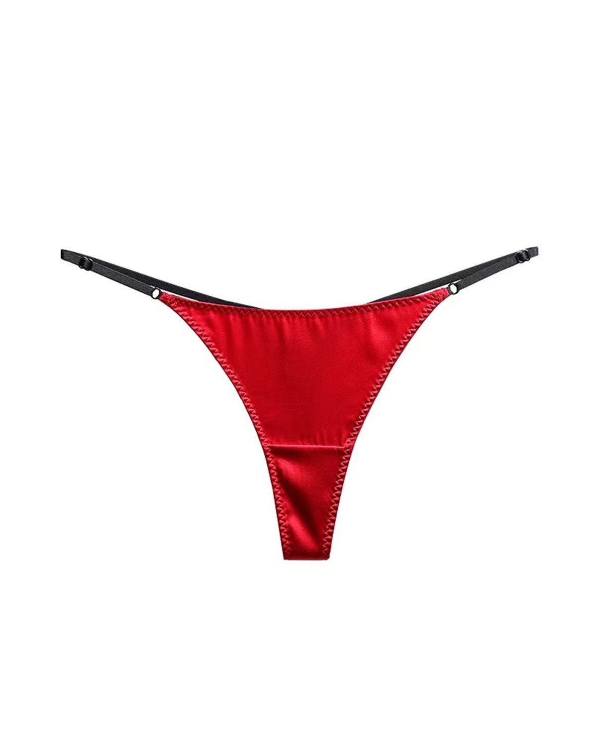 FEELITS Seduction Silk Smooth Mid - Rise T - Back Thong Panties – 100% Luxury Mulberry Silk Lingerie for Women, Seamless, Sensual & Elegant - FEELITS