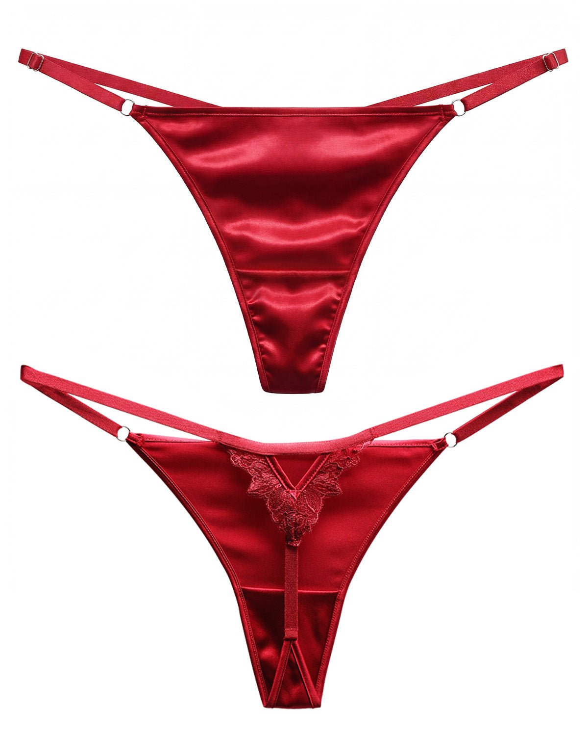 FEELITS Seduction Silk Smooth Mid - Rise T - Back Thong Panties – 100% Luxury Mulberry Silk Lingerie for Women, Seamless, Sensual & Elegant - FEELITS