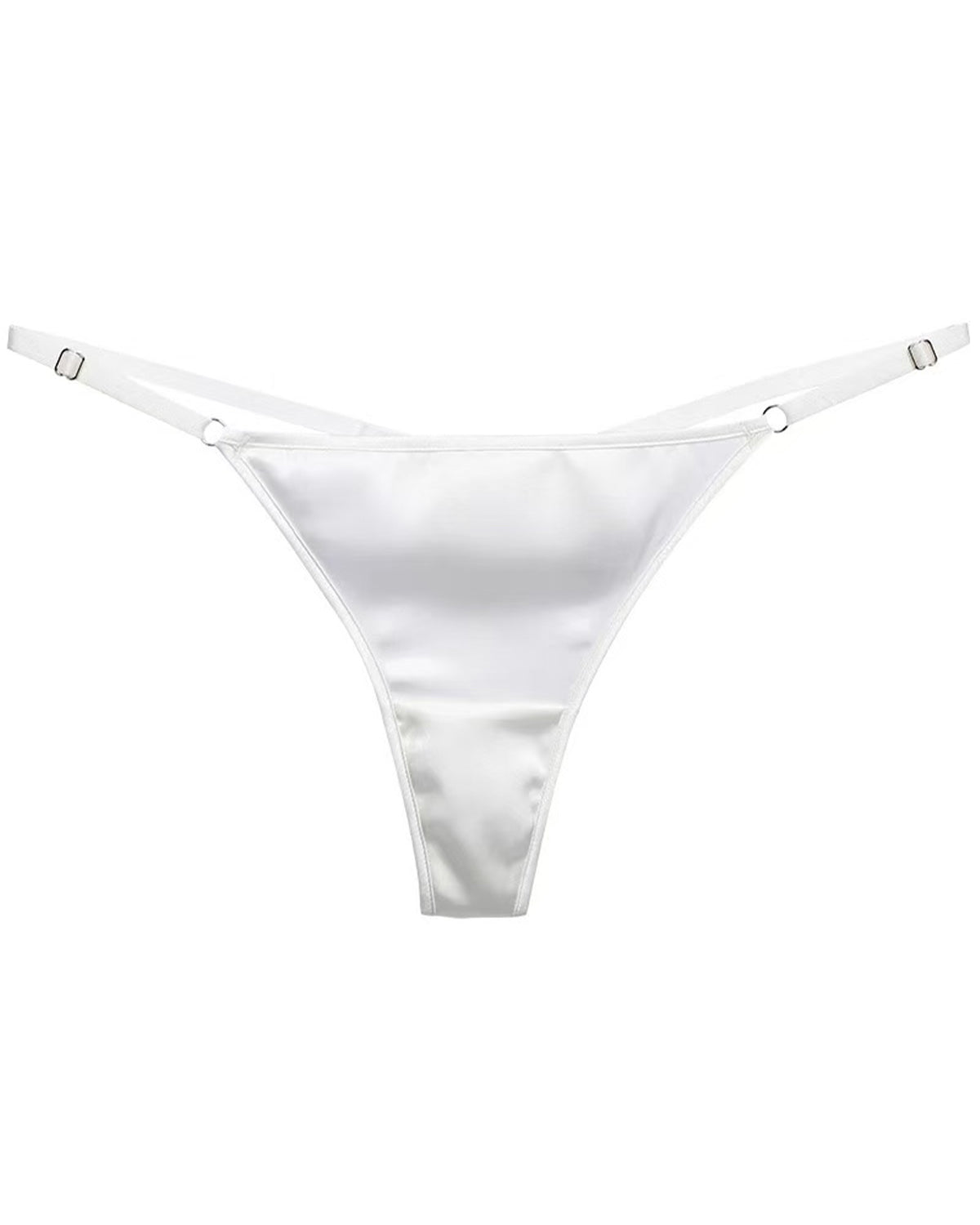 FEELITS Seduction Silk Smooth Mid - Rise T - Back Thong Panties – 100% Luxury Mulberry Silk Lingerie for Women, Seamless, Sensual & Elegant - FEELITS