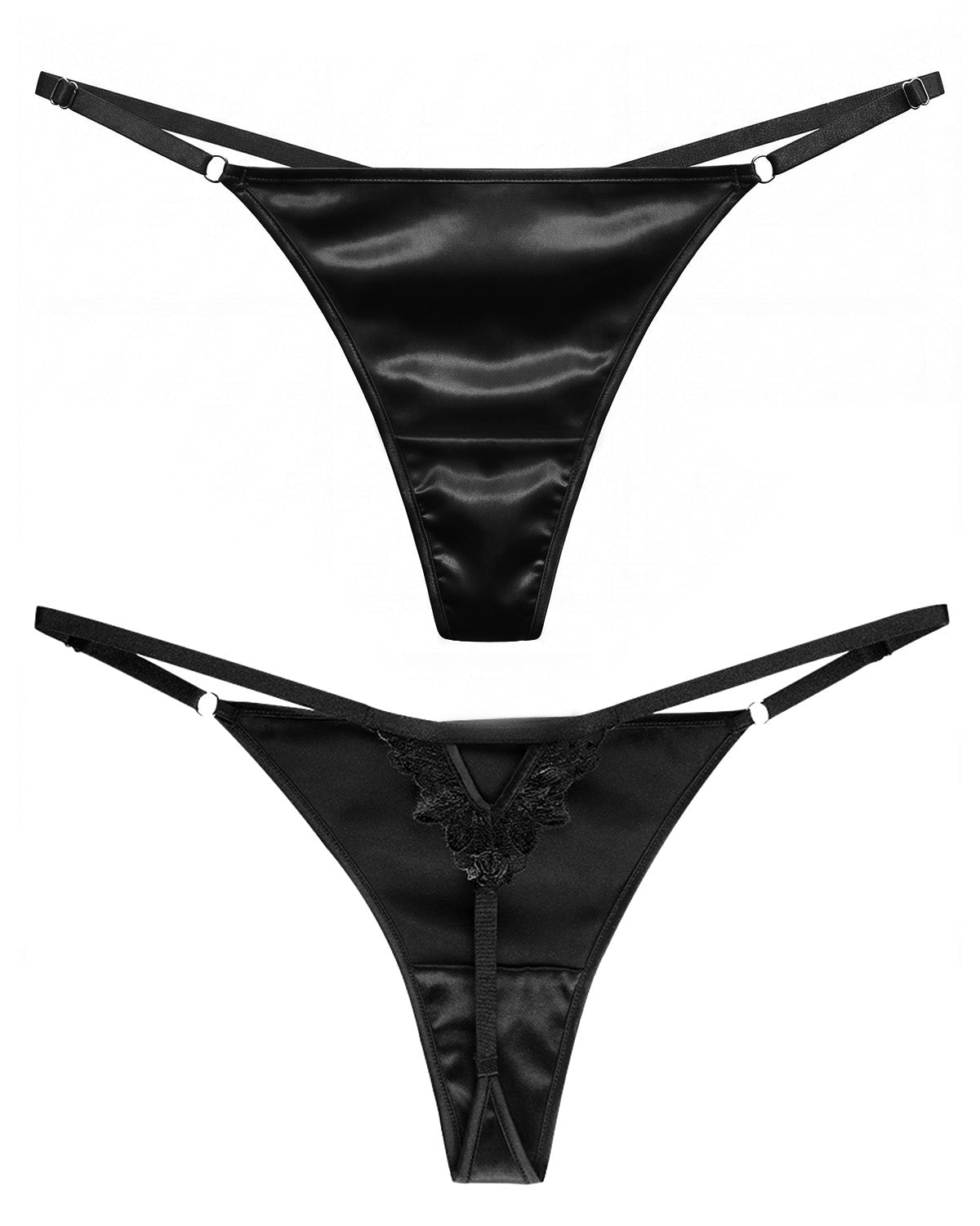 FEELITS Seduction Silk Smooth Mid - Rise T - Back Thong Panties – 100% Luxury Mulberry Silk Lingerie for Women, Seamless, Sensual & Elegant - FEELITS