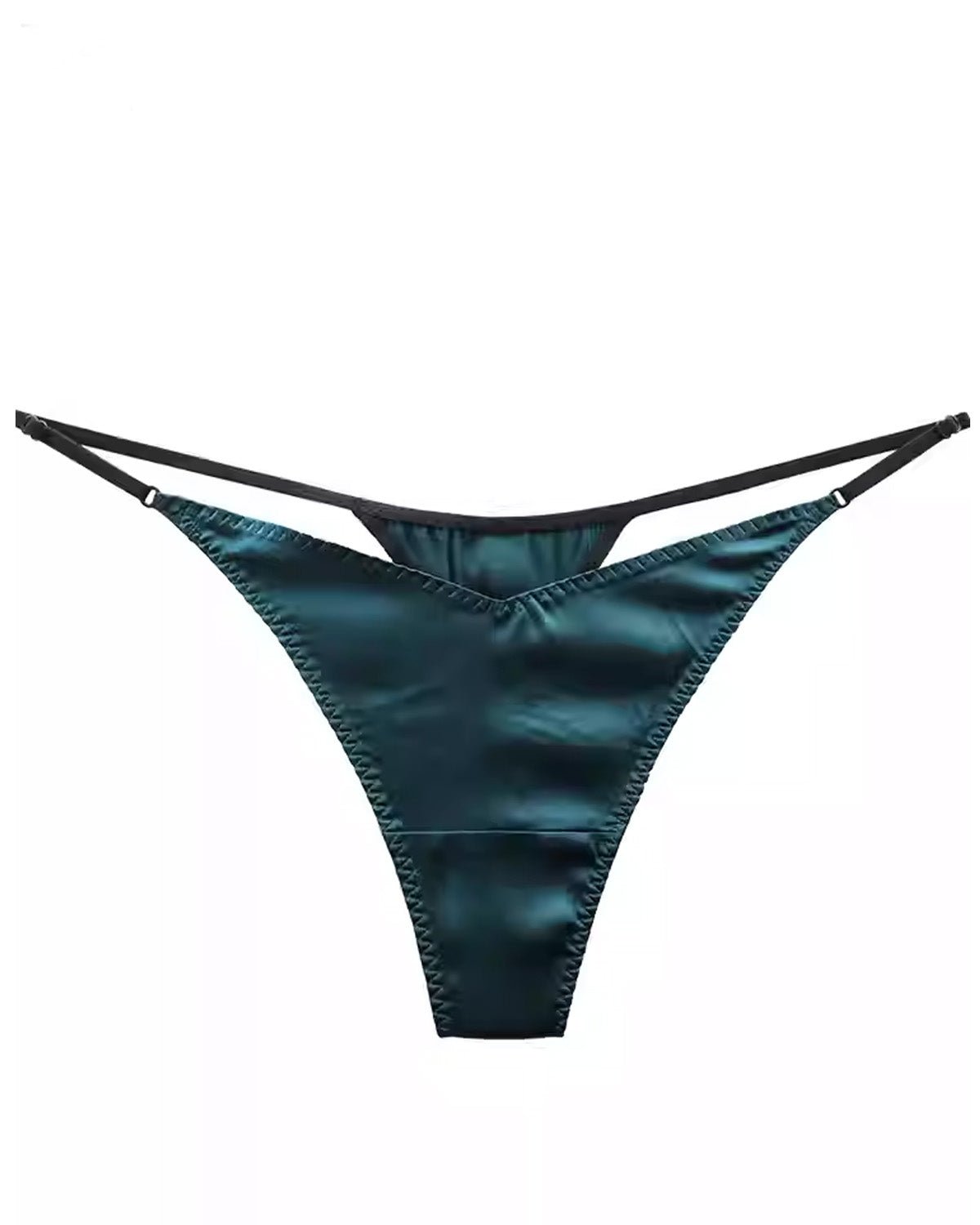 FEELITS Seduction Silk Smooth Mid - Rise T - Back Thong Panties – Luxury Mulberry Silk Lingerie for Women, Seamless, Sensual & Elegant - FEELITS