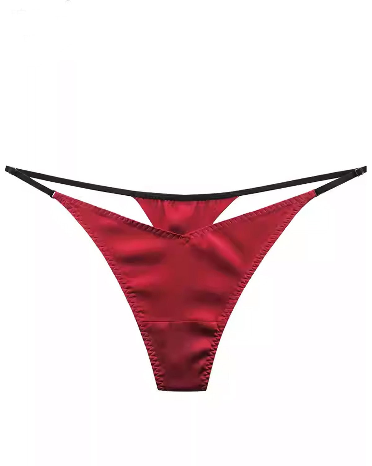 FEELITS Seduction Silk Smooth Mid - Rise T - Back Thong Panties – Luxury Mulberry Silk Lingerie for Women, Seamless, Sensual & Elegant - FEELITS