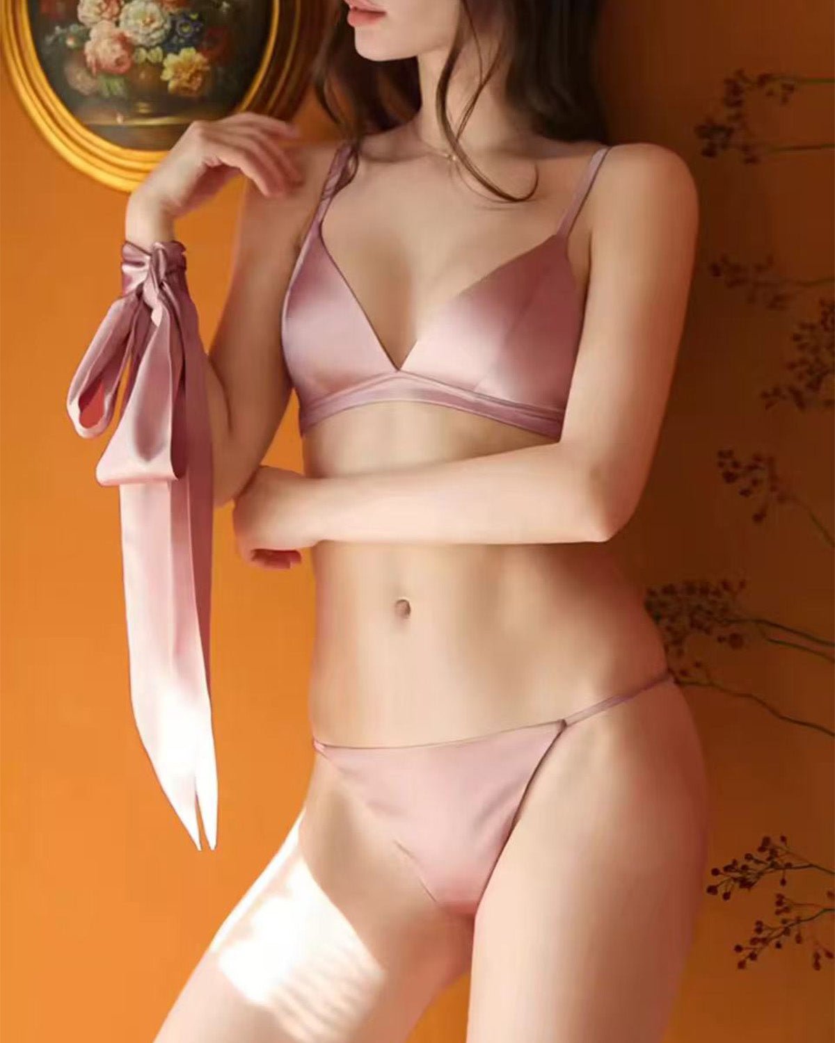 FEELITS Seduction Silk Smooth T - Back Thong Panties – Luxury 100% Mulberry Silk Lingerie for Women, Seamless, Sensual & Elegant - FEELITS