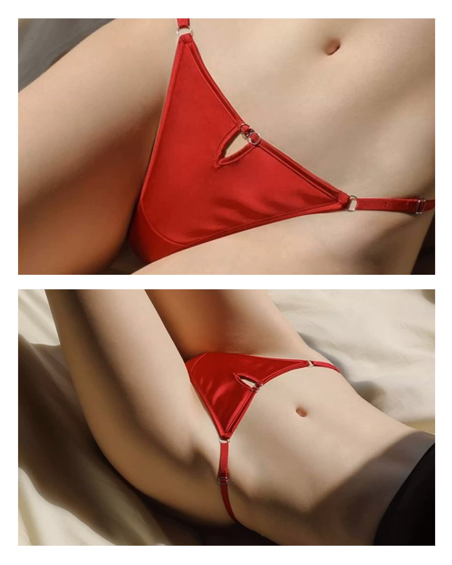 FEELITS Seduction Silk Thong – Low - Rise Luxury 100% Mulberry Silk Silk G - String Panties for Women - FEELITS