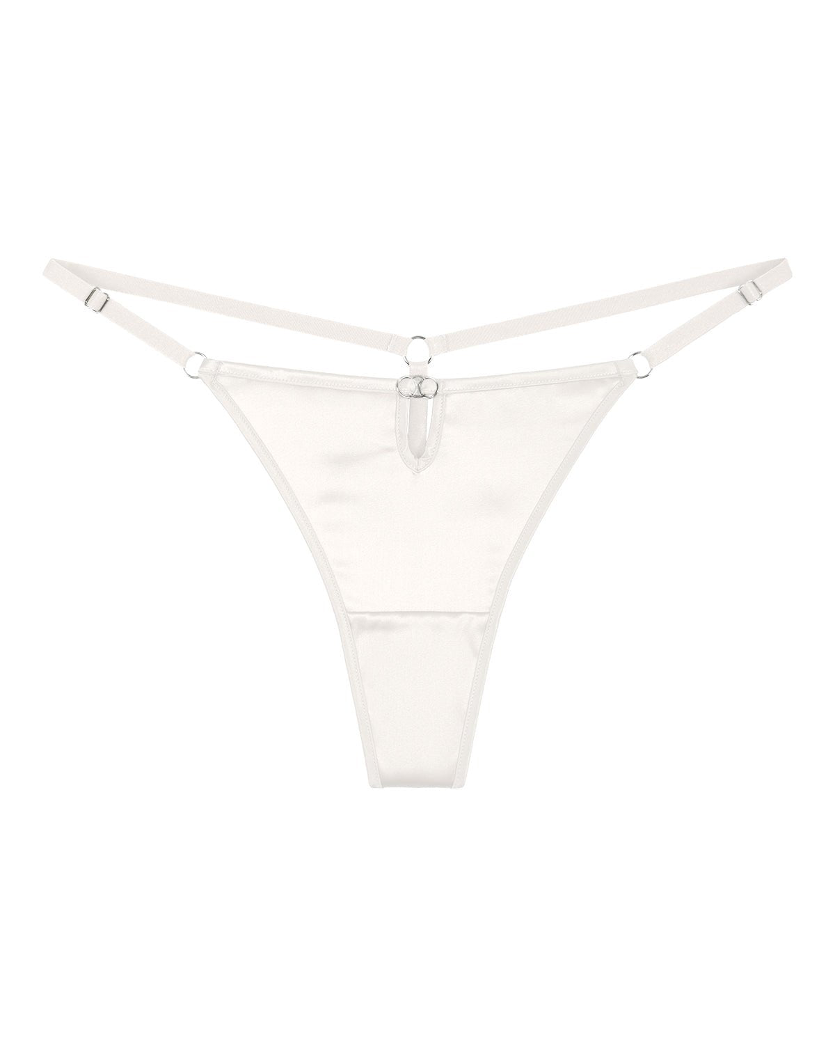 FEELITS Seduction Silk Thong – Low - Rise Luxury 100% Mulberry Silk Silk G - String Panties for Women - FEELITS