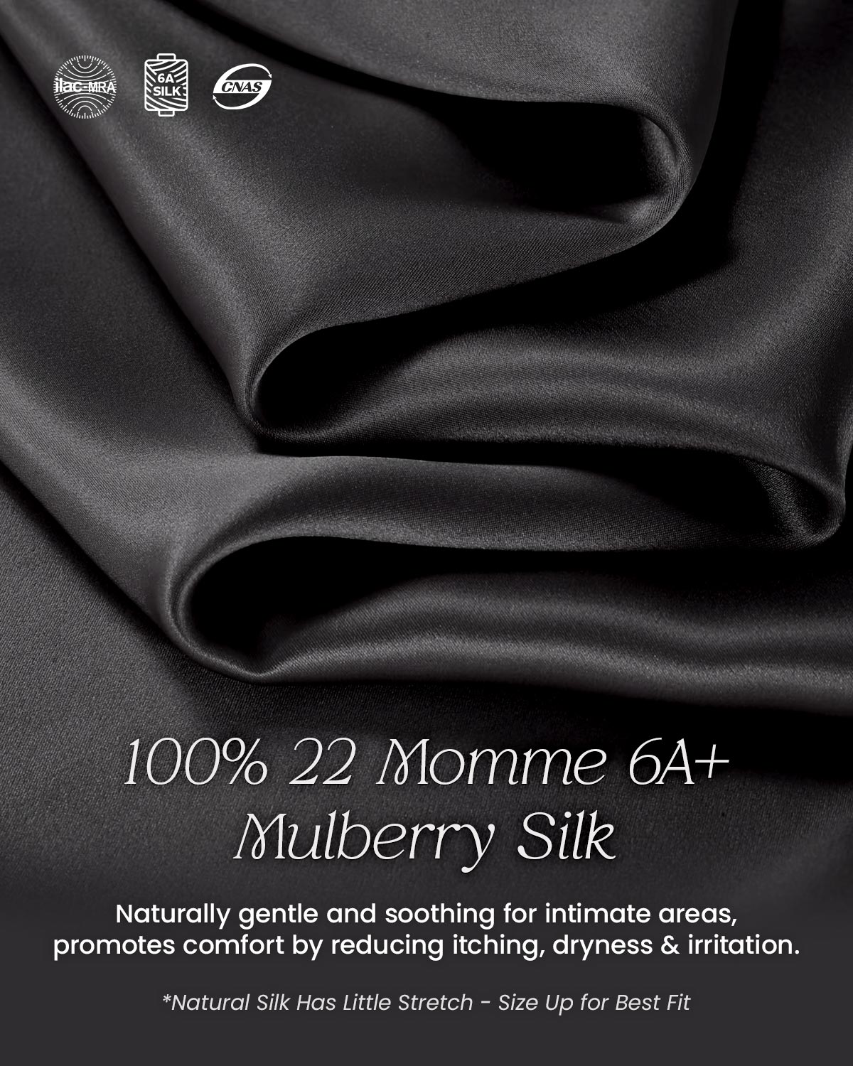 FEELITS Seduction Silk Thong – Low - Rise Luxury 100% Mulberry Silk Silk G - String Panties for Women - FEELITS