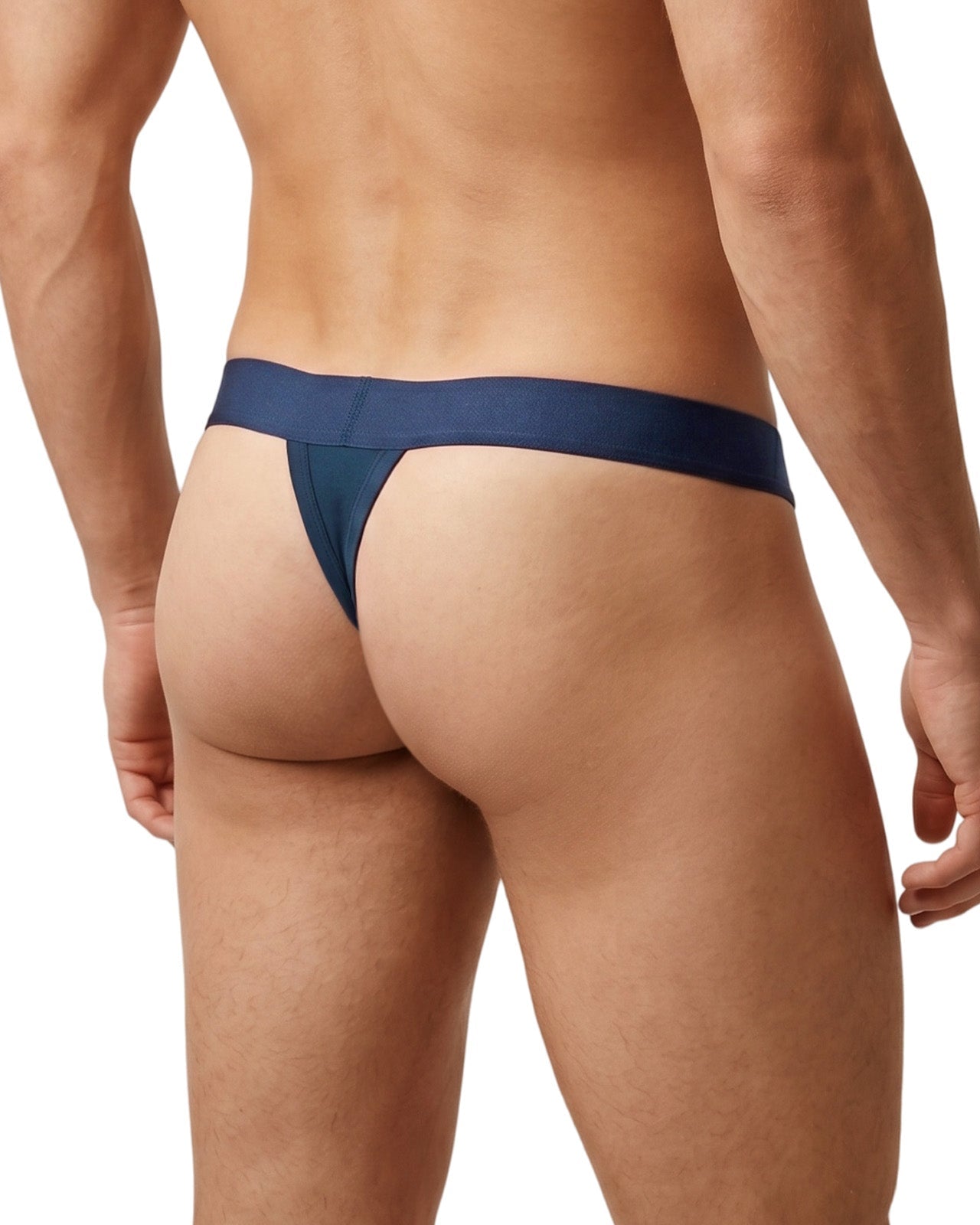 FEELITS THM03 Men's Mulberry Silk T-Back Thong – Double-Layer Pouch, Soft & Breathable - FEELITS