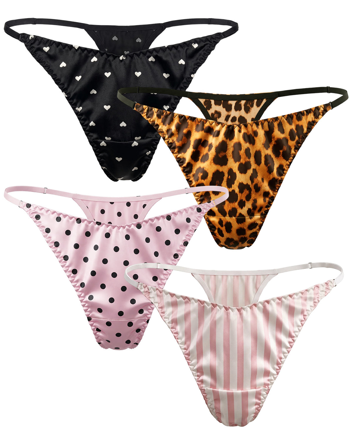 FEELITS THP01 mixed 4-pack with one pair in each print