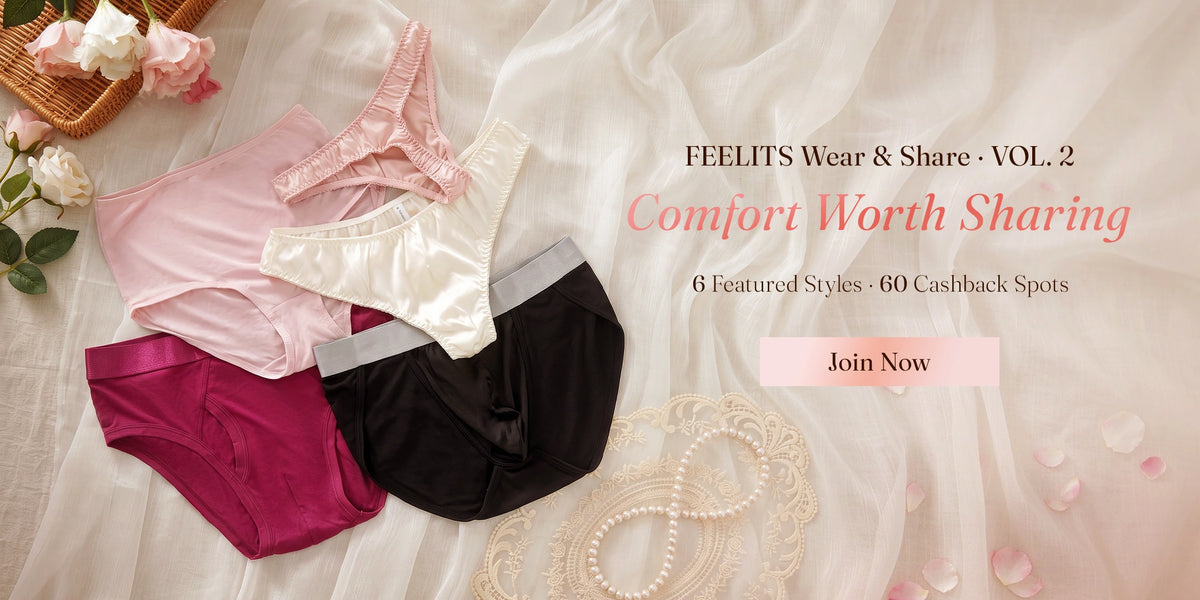Wear & Share Edition 02 — Comfort Worth Sharing. 6 featured silk styles, 60 cash back recipients.
