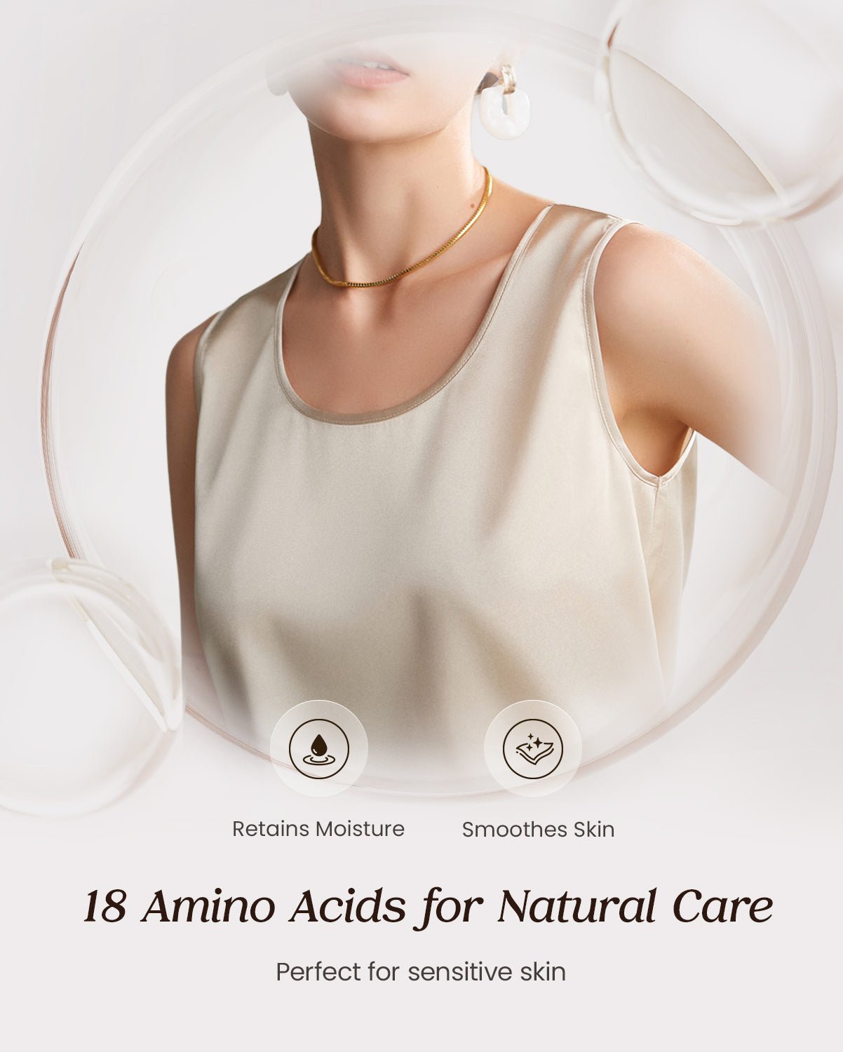 FEELITS Womens 100% Mulberry Silk Tank Top - 19 Momme Silk, Loose Fit Casual Flowy Sleeveless Summer Tops Clothes Outfits - FEELITS