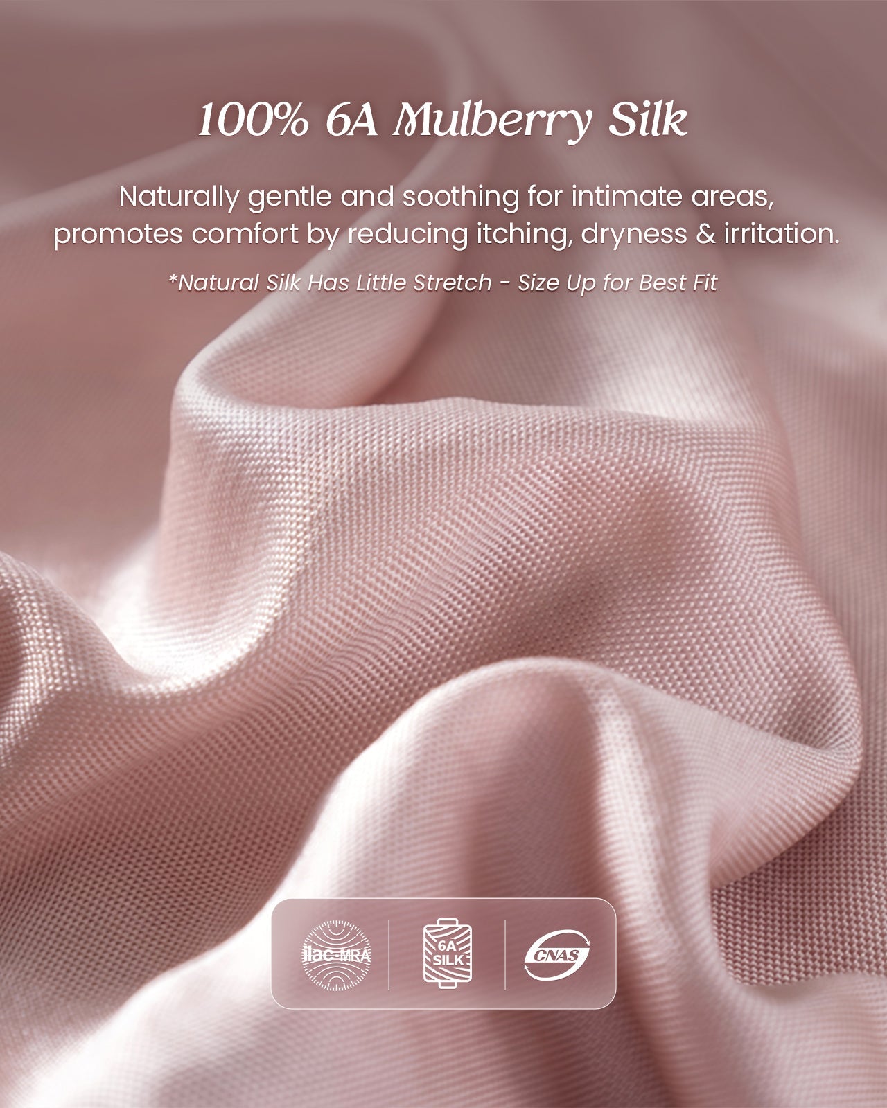 FEELITS Women's Mulberry Silk Bikini Panties – Scalloped Edge, Ultra - Soft & Breathable - FEELITS