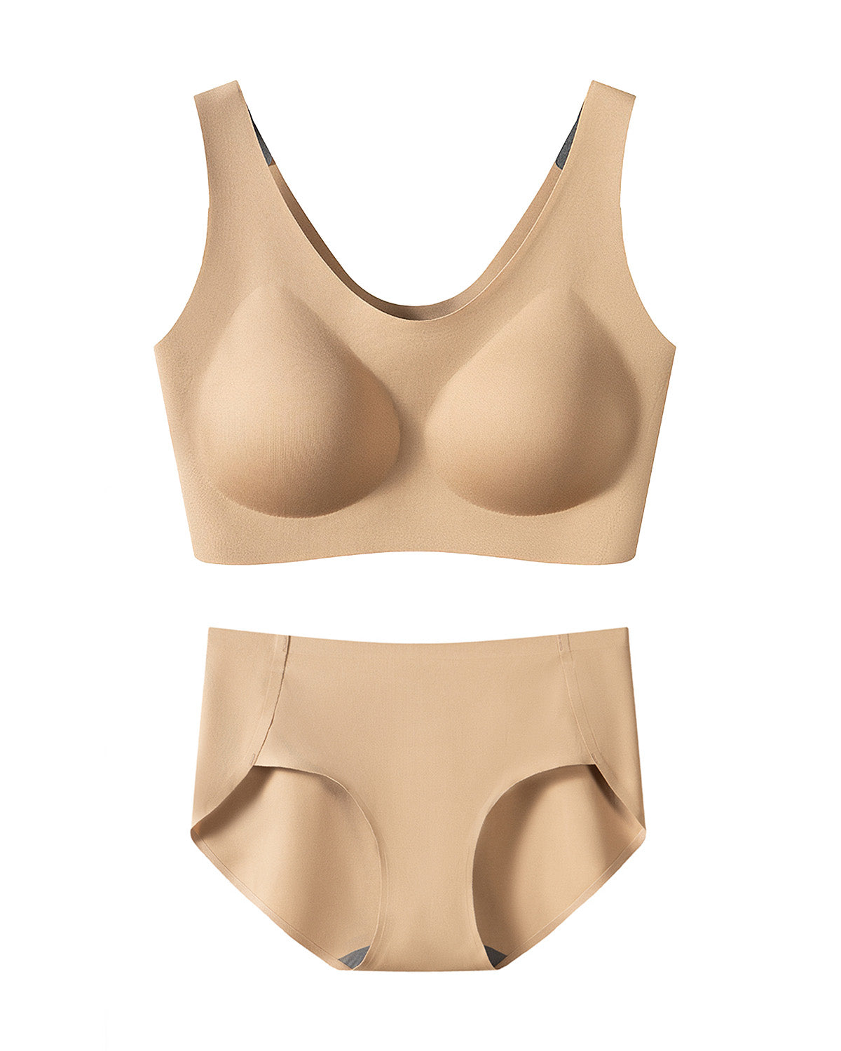 FEELITS Royal Mulberry Silk. Women's Comfort Seamless Bralette Bra - FEELITS