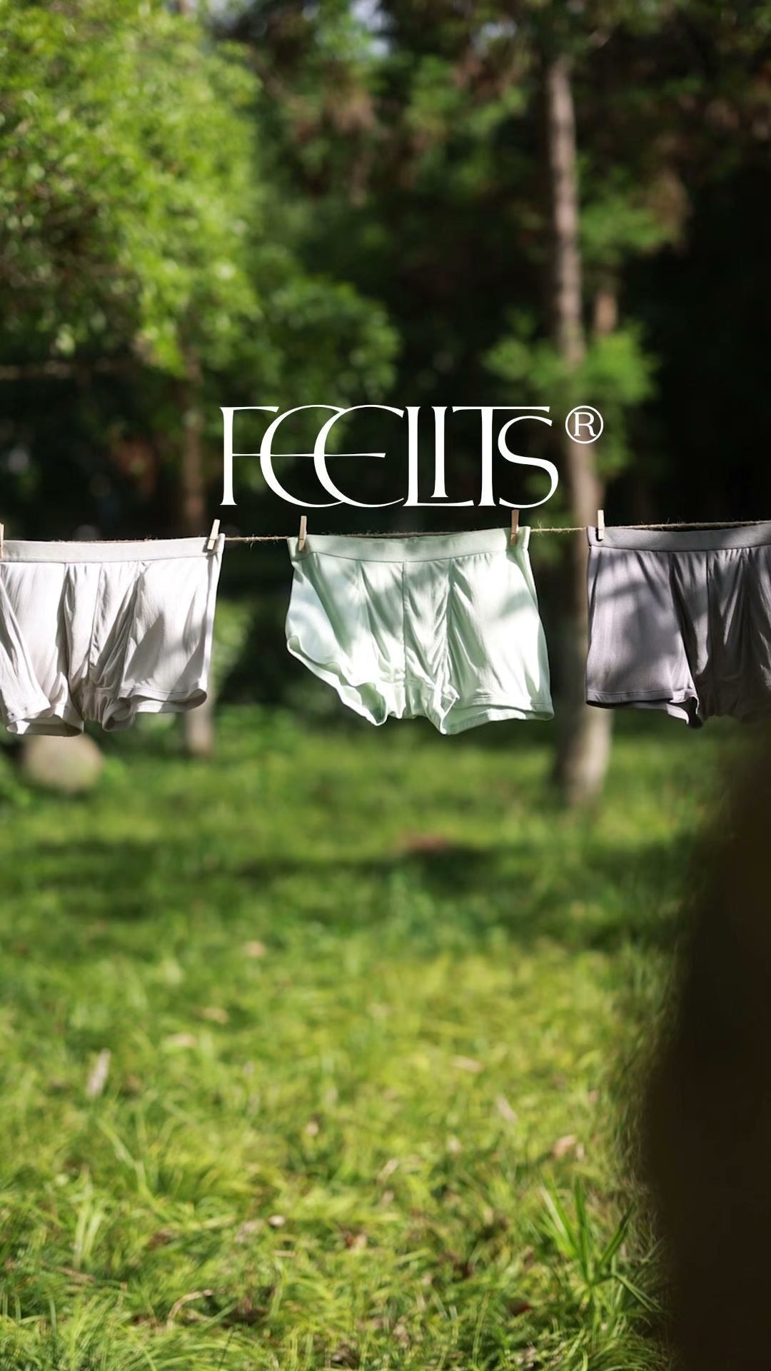 FEELITS KNM03 Men’s Mulberry Silk Boxer Briefs – 100% 6A Silk, Ultra-Soft & Breathable