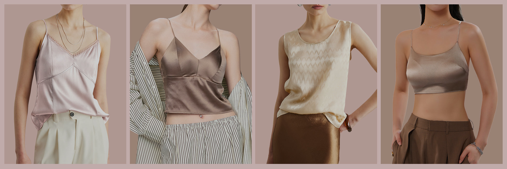 Silk Cami & Tank Tops | Mulberry Silk Tops | FEELITS