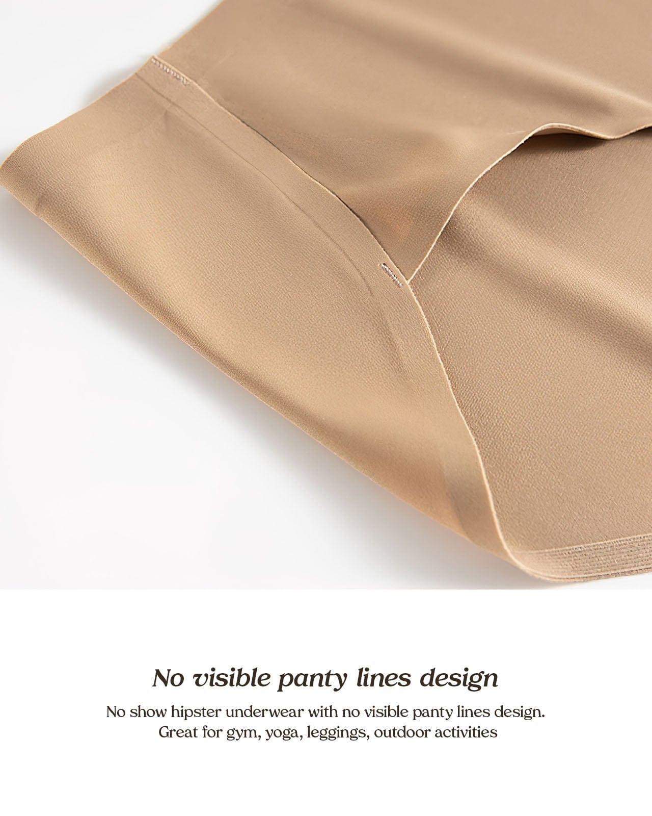 MESHIKAIER Women's 100% Mlberry Silk Underwear Seamless Low-Waist