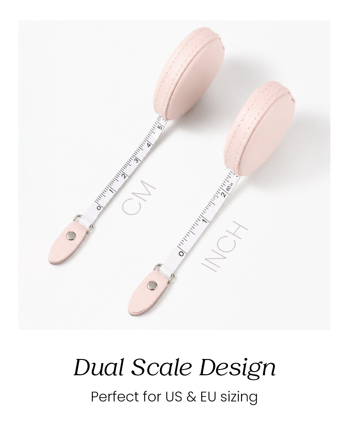 Feelits Self Love Heart Measuring Tape – Dual CM/Inch Body Tape for Better Clothing & Underwear Fit