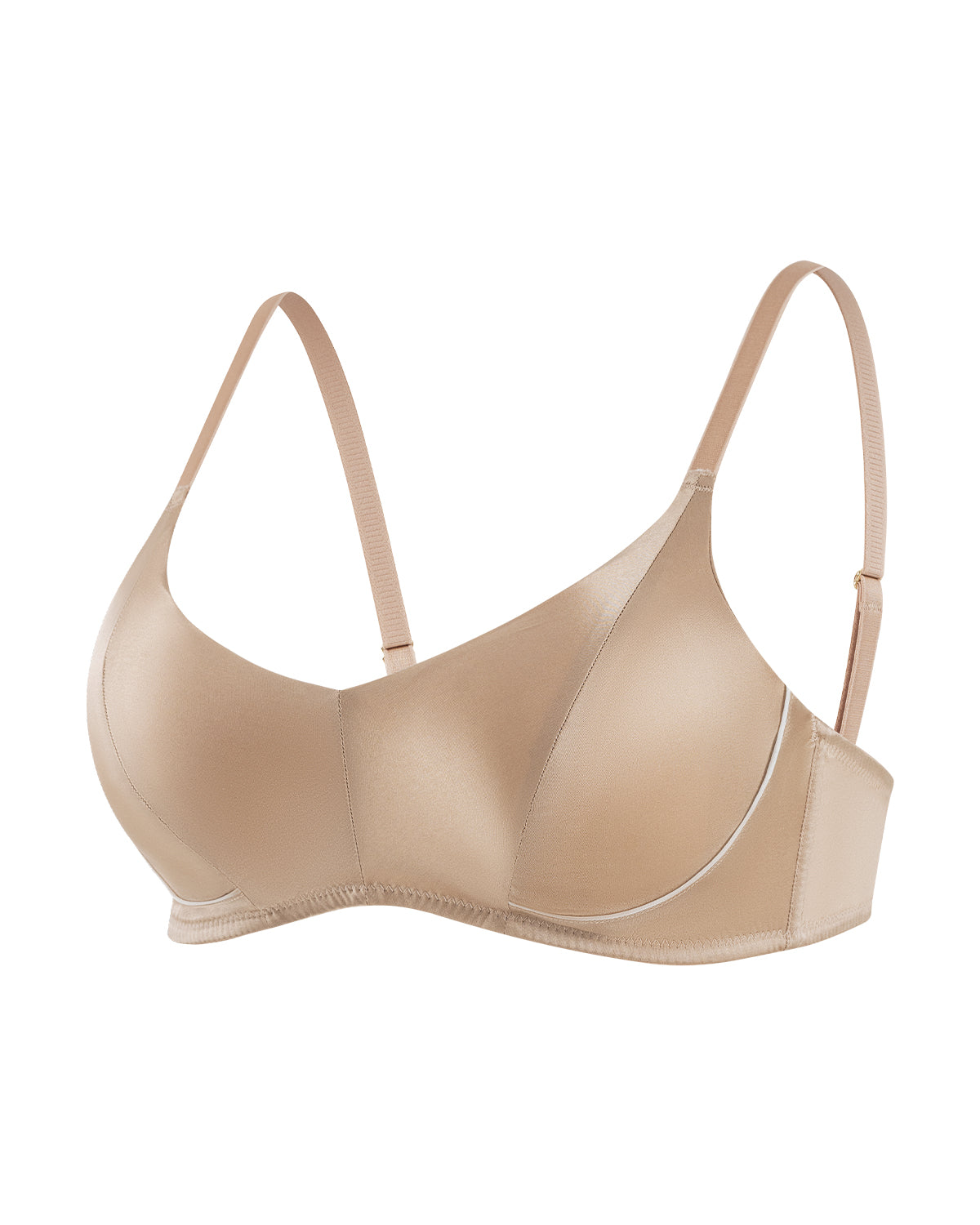 FEELITS BRA14 22 Momme Mulberry Silk Lace Bralette - Wire-Free Side Support