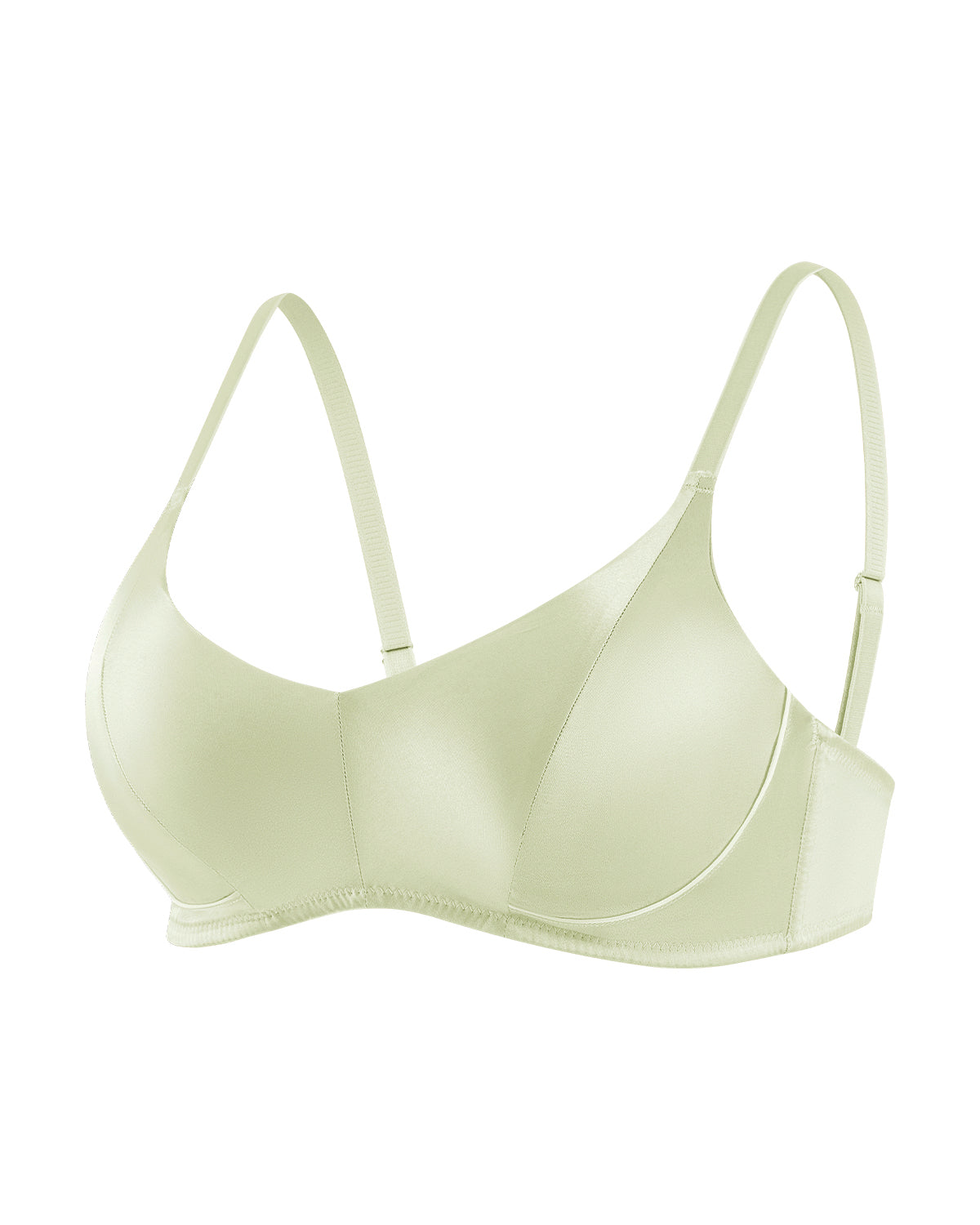 FEELITS BRA14 22 Momme Mulberry Silk Lace Bralette - Wire-Free Side Support