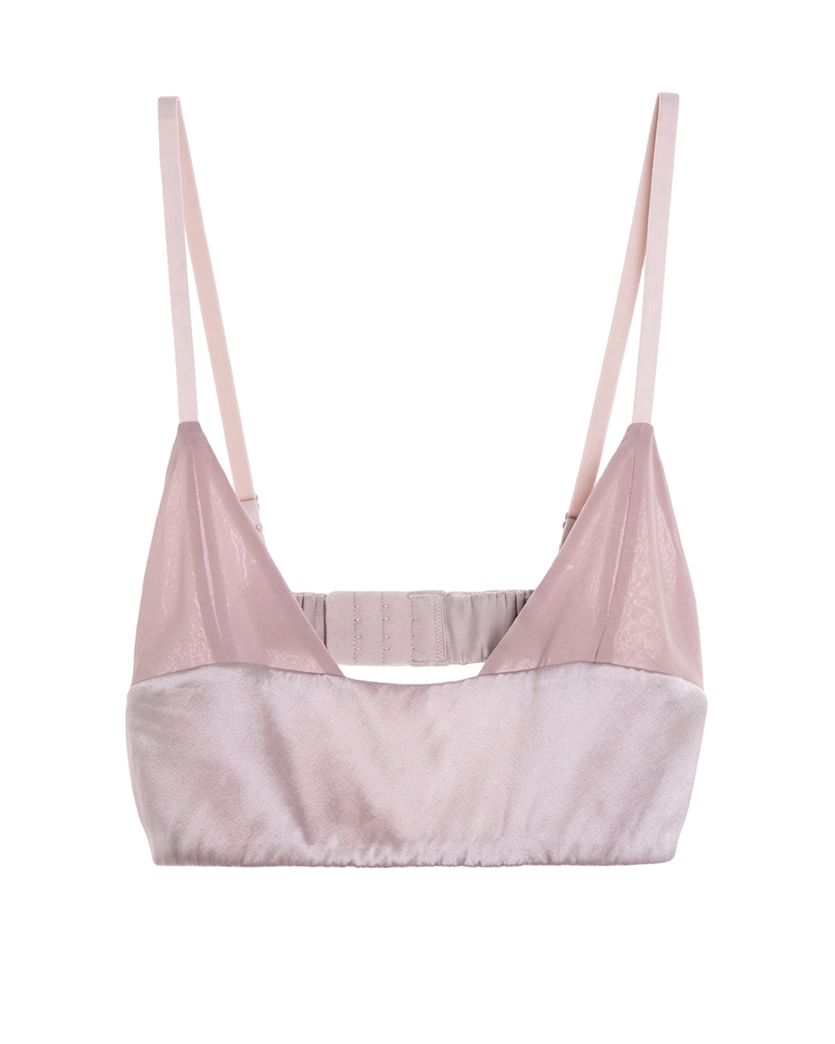 FEELITS BRA15 22 Momme Mulberry Silk Square-Neck Crop Top – Wire-Free Padded Camisole