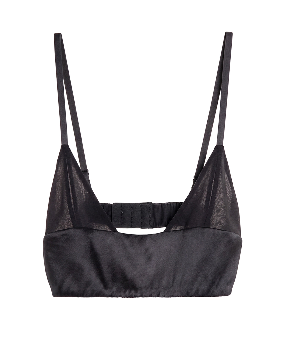 FEELITS BRA15 22 Momme Mulberry Silk Square-Neck Crop Top – Wire-Free Padded Camisole