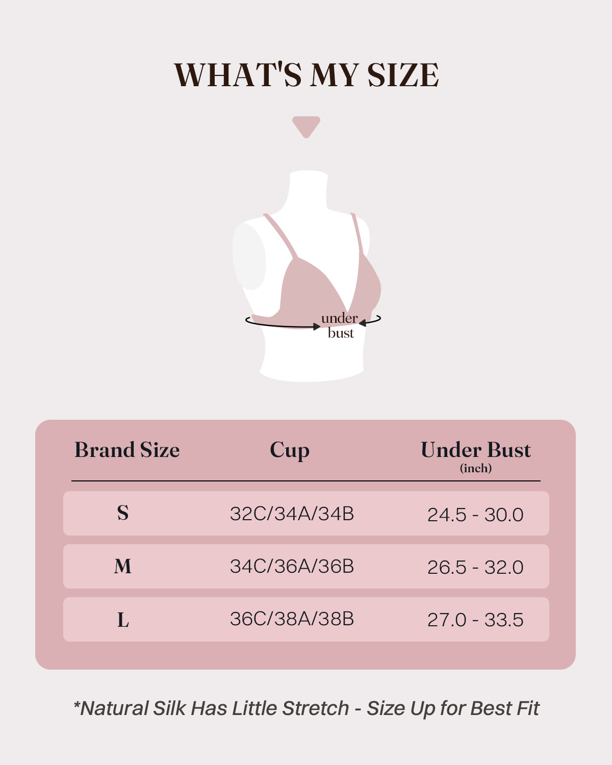 FEELITS BRA16 Cross-Front Silk Triangle Bralette - 95% Mulberry Silk, Removable Pads
