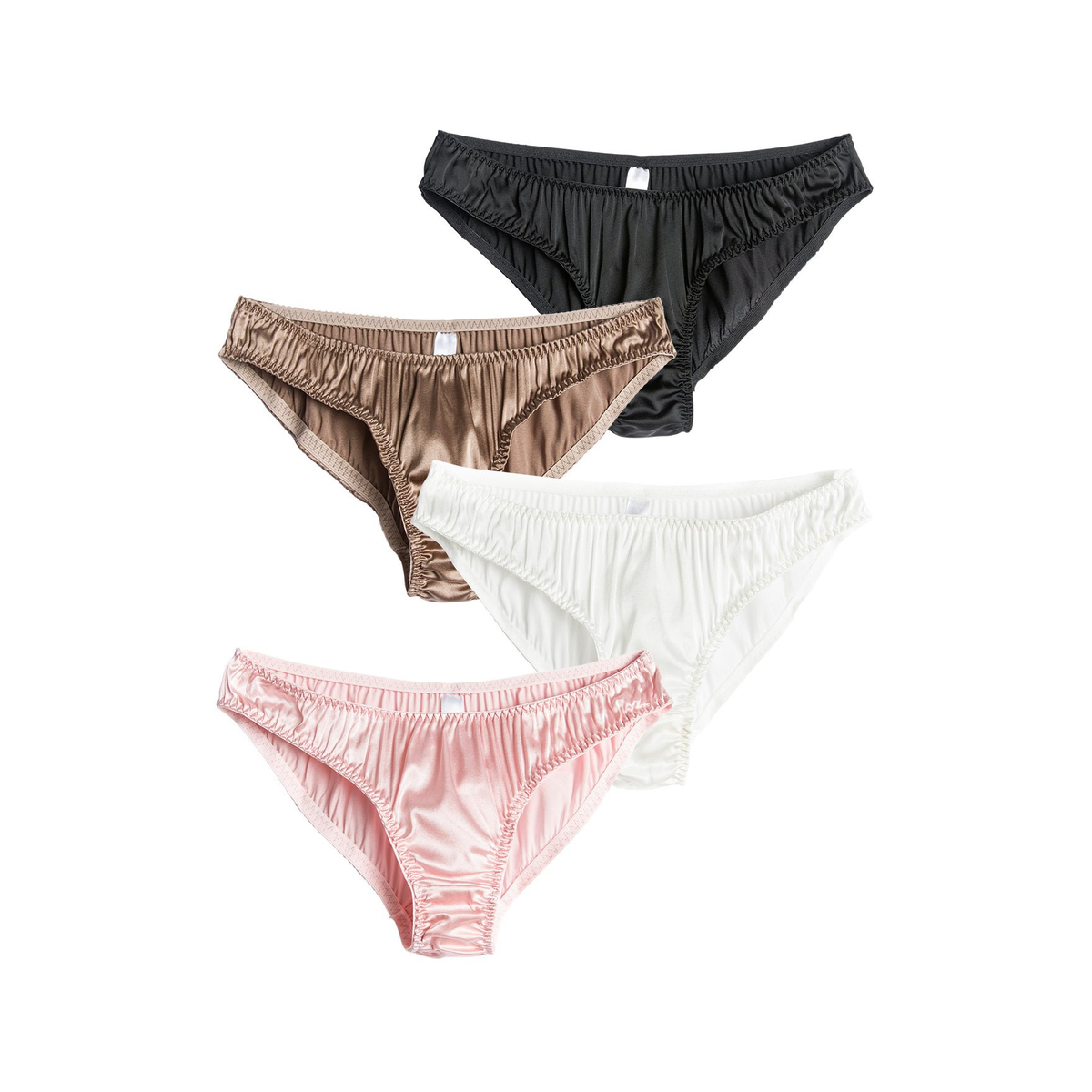 FEELITS KN12 four-pack in black, mocha, white and pink, full product view