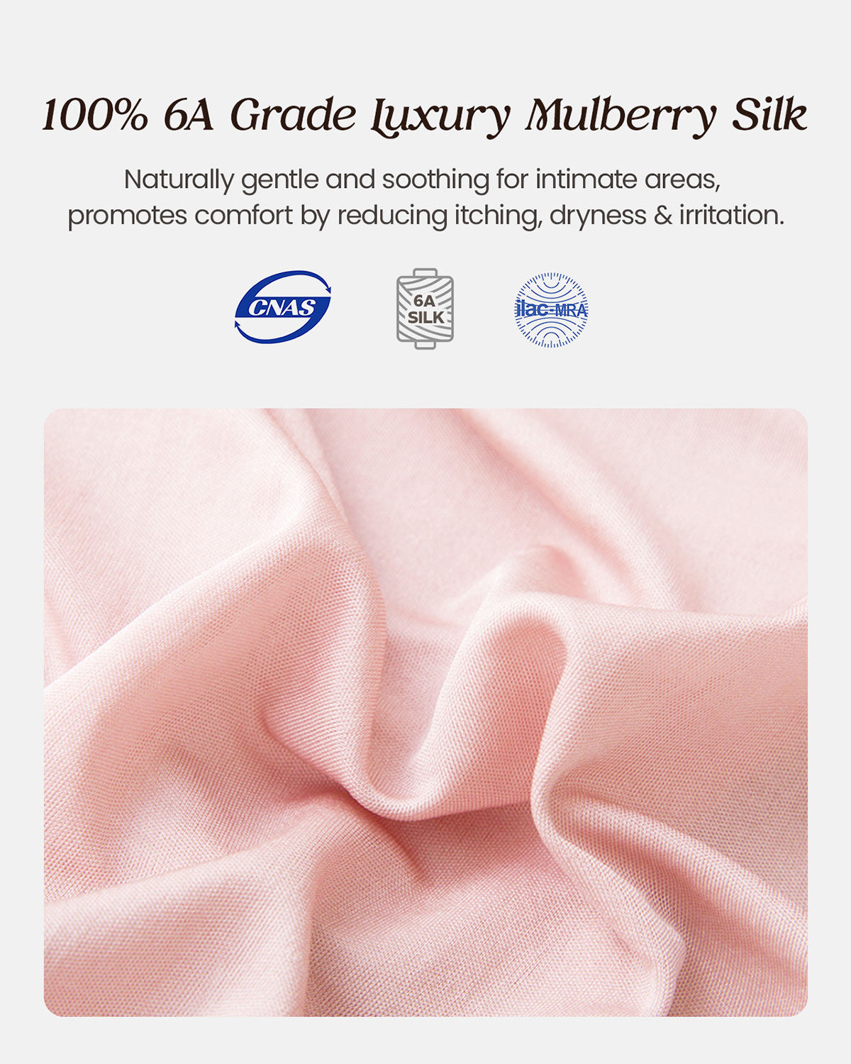Feelits 6A Grade Mulberry Silk Panties:Classic Bikini