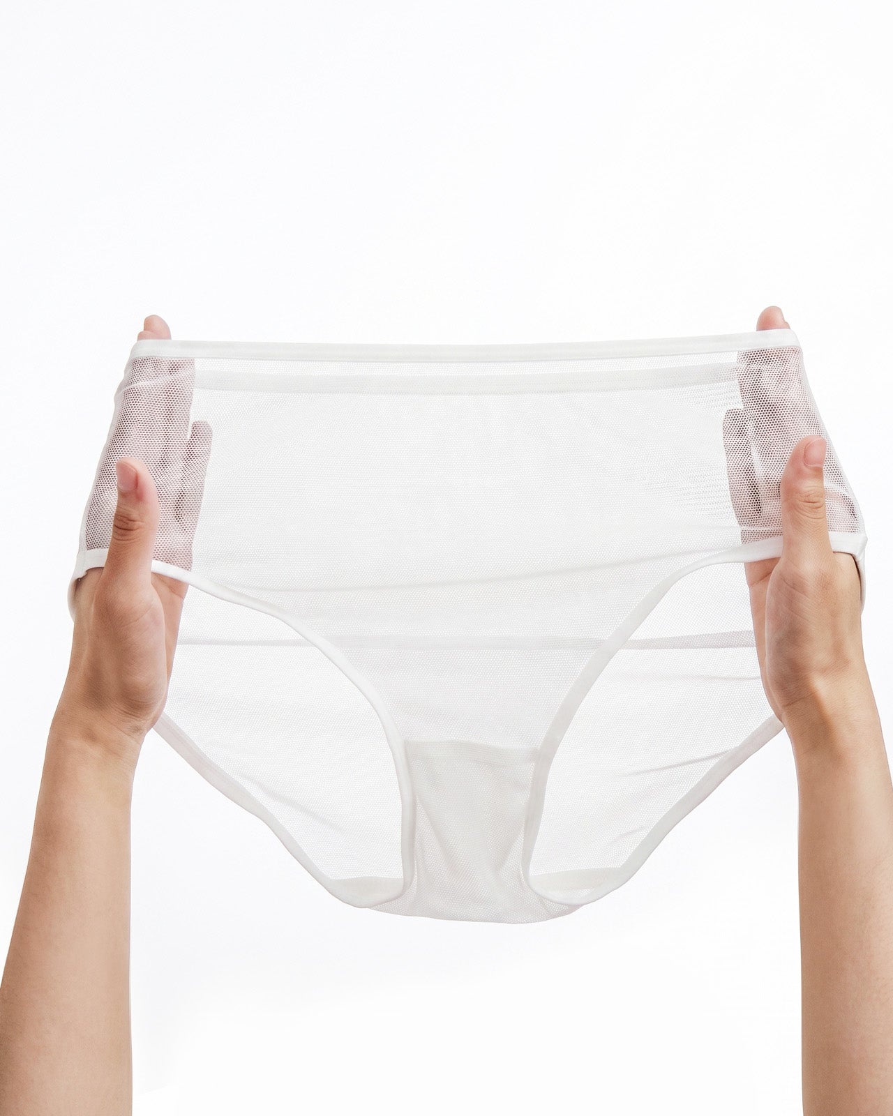 FEELITS KN29 Sheer High-Cut Silk Bikini Hipster Panties - 100% Mulberry Silk, Breathable & Ultra-Soft