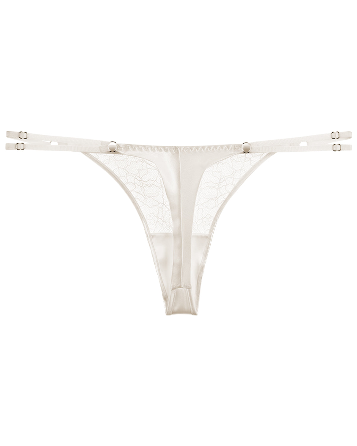 ملابس داخلية نسائية من FEELITS Seduction مصنوعة من الحرير والدانتيل بتصميم على شكل حرف T، منخفضة الارتفاع - ملابس داخلية فاخرة من حرير التوت بنسبة 100% للنساء، شفافة، جذابة وأنيقة