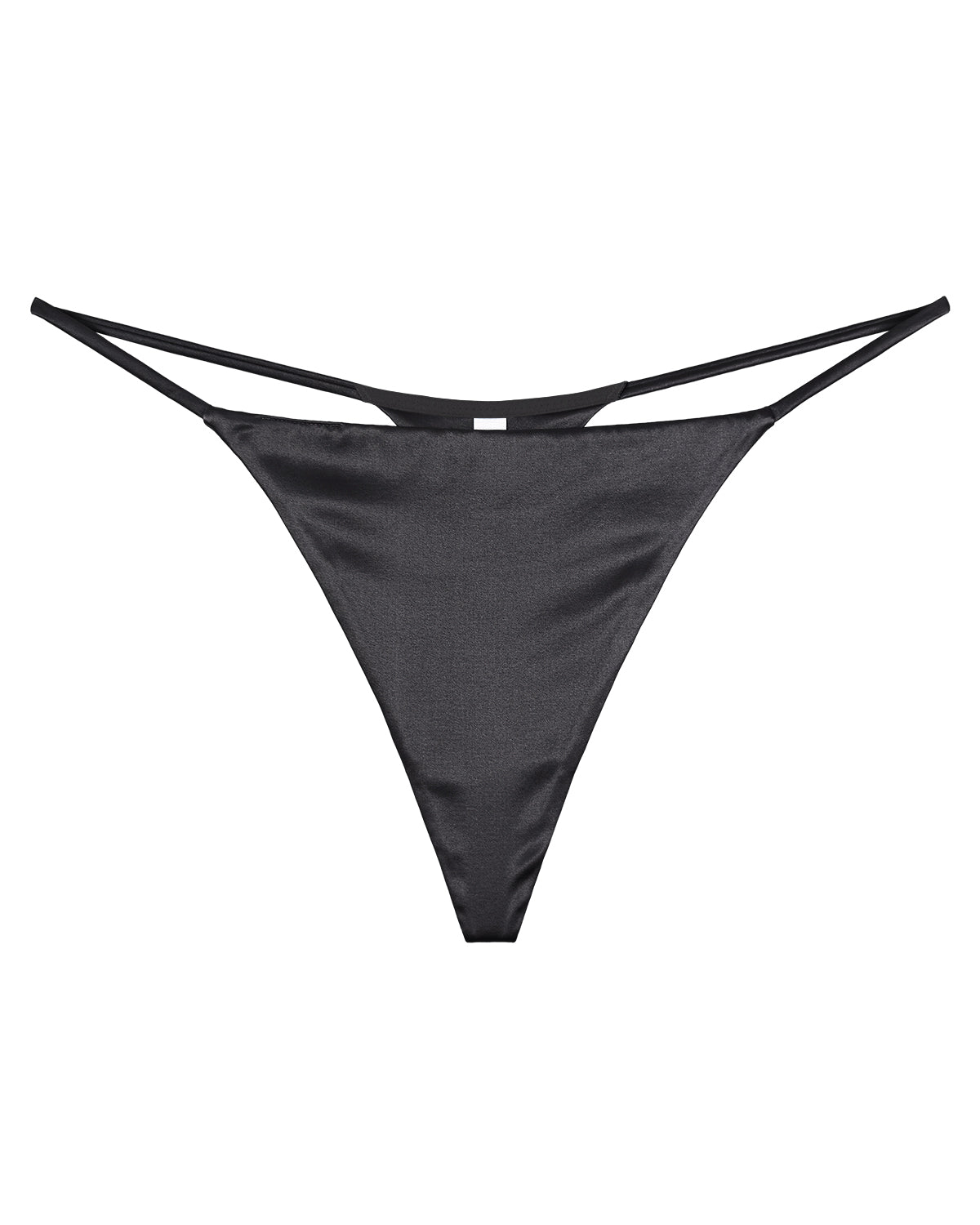 FEELITS Seduction Silk Smooth T-Back Thong Panties – Luxury 100% Mulberry Silk Lingerie for Women, Seamless, Sensual & Elegant