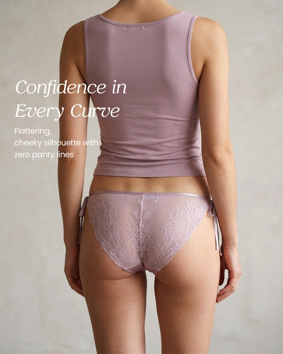 FEELITS YF05 Silk Tie-Side Panties - Mulberry Silk, Lace & Adjustable Bows