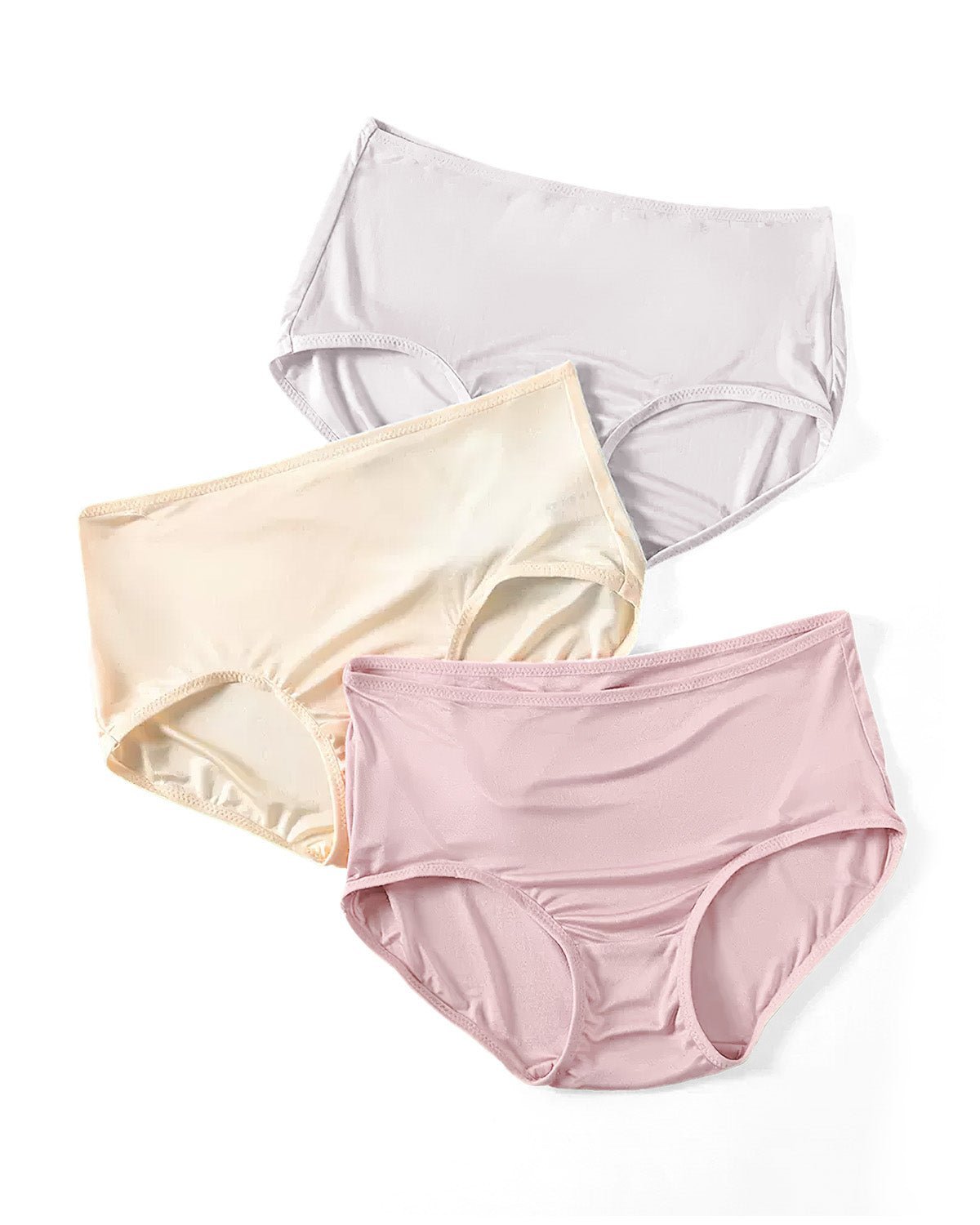 FEELITS 100% 6A Grade Mulberry Silk. Extreme Comfort Basic Brief Panties For Women - FEELITS