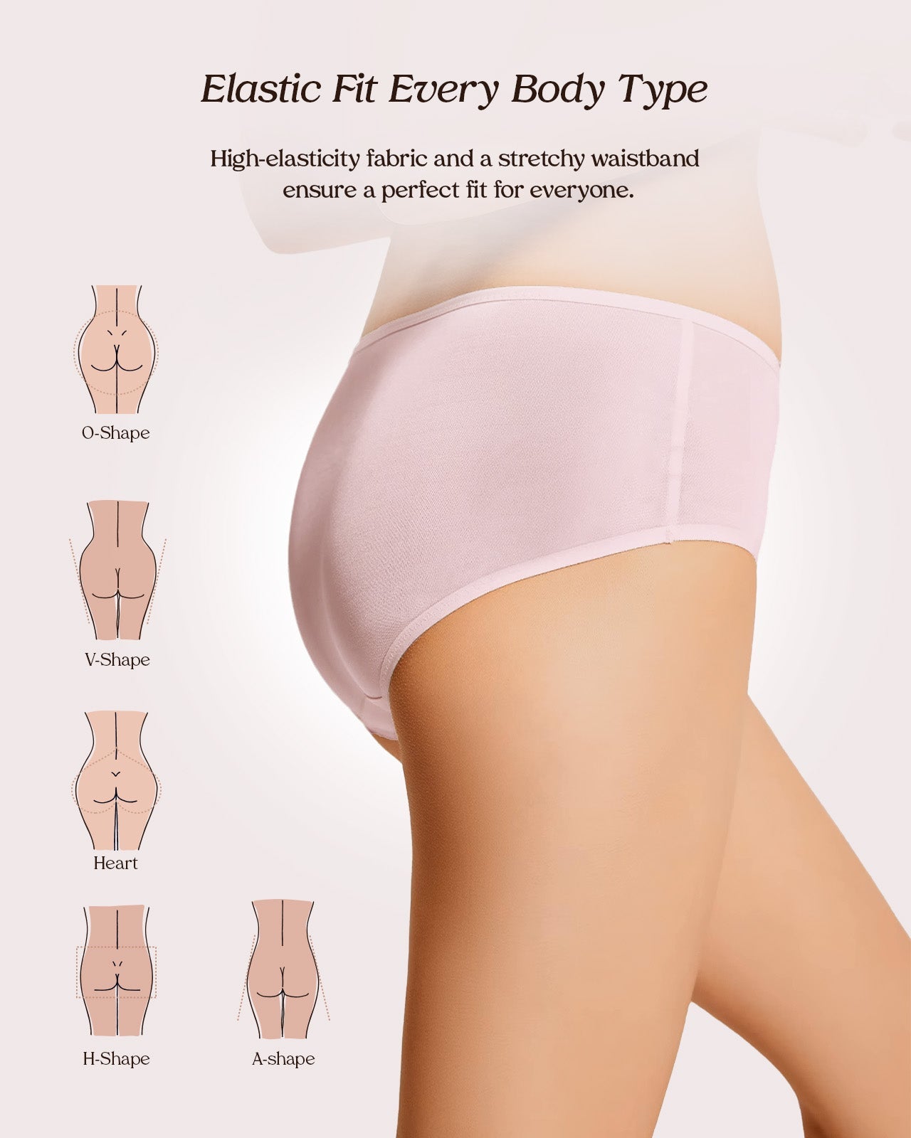 FEELITS 100% 6A Grade Mulberry Silk. Extreme Comfort Basic Brief Panties For Women - FEELITS