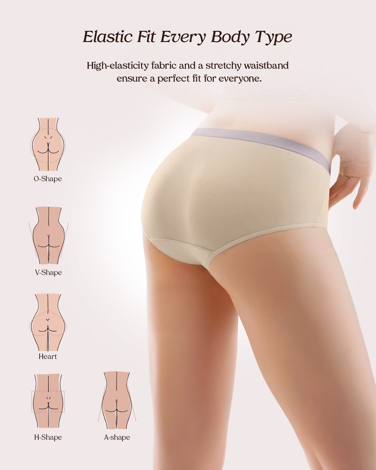 FEELITS 100% 6A Grade Mulberry Silk. Extreme Comfort Stylish Brief Panties For Women - FEELITS