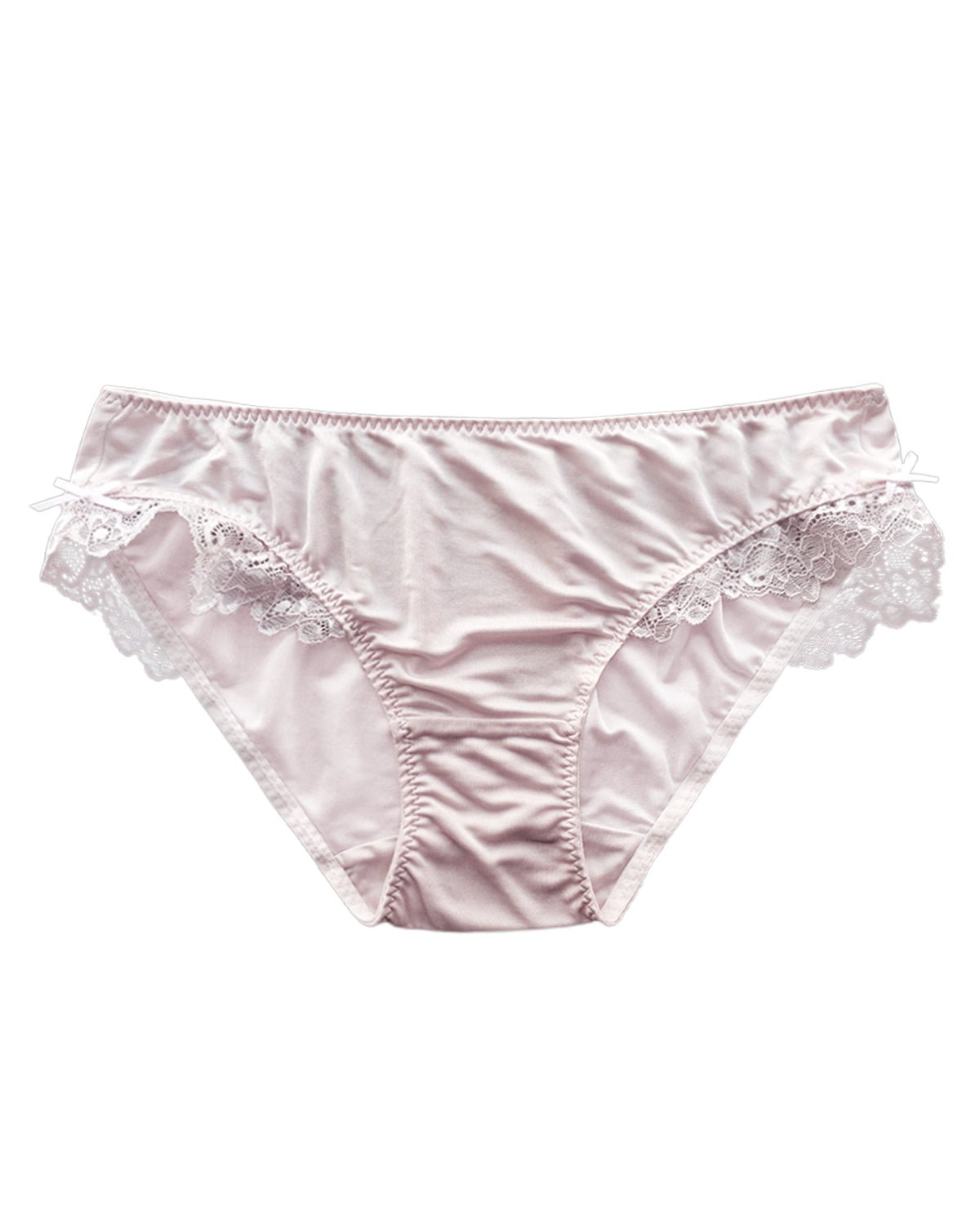 FEELITS 100% Mulberry Silk Briefs for Women – Low - Rise Lace Trim Panties, 6A Grade Silk, Soft & Breathable - FEELITS