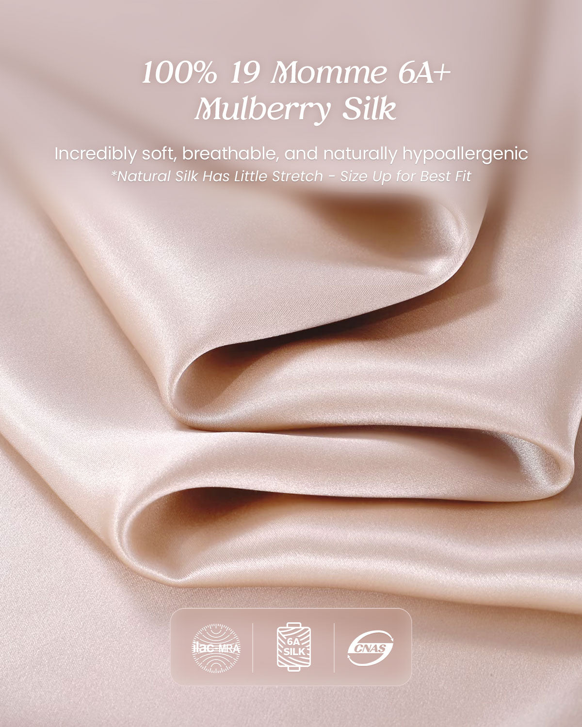 FEELITS 100% Mulberry Silk Pajamas Set for Women - 19 Momme Silk V - Neck Cami & Shorts, Adjustable Spaghetti Straps - FEELITS