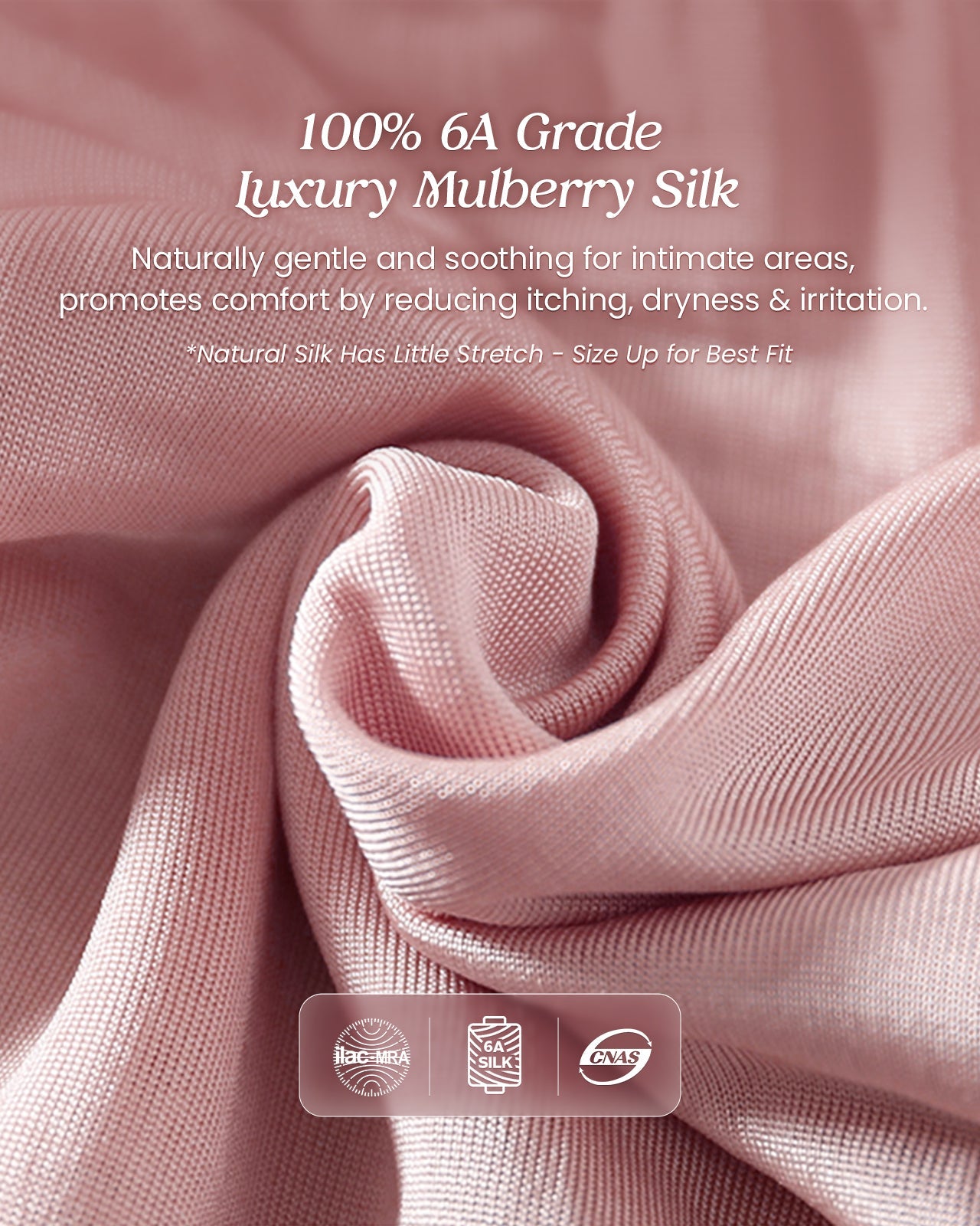 FEELITS 100% Mulberry Silk Underwear, High - Waisted Lace Briefs Silk Panties for Women, Ultra Soft, Breathable, Quick - Dry - FEELITS