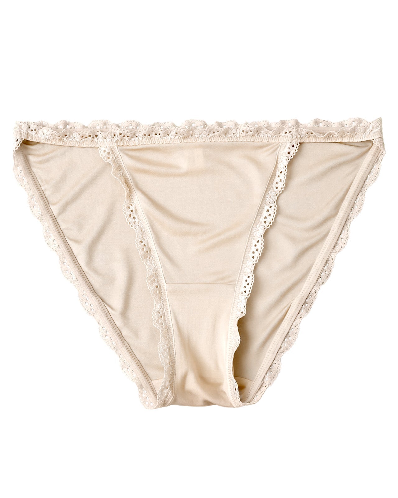 FEELITS 100% Mulberry Silk Underwear, Sexy High Cut String Bikini Panties for Women, Ultra Breathable - FEELITS