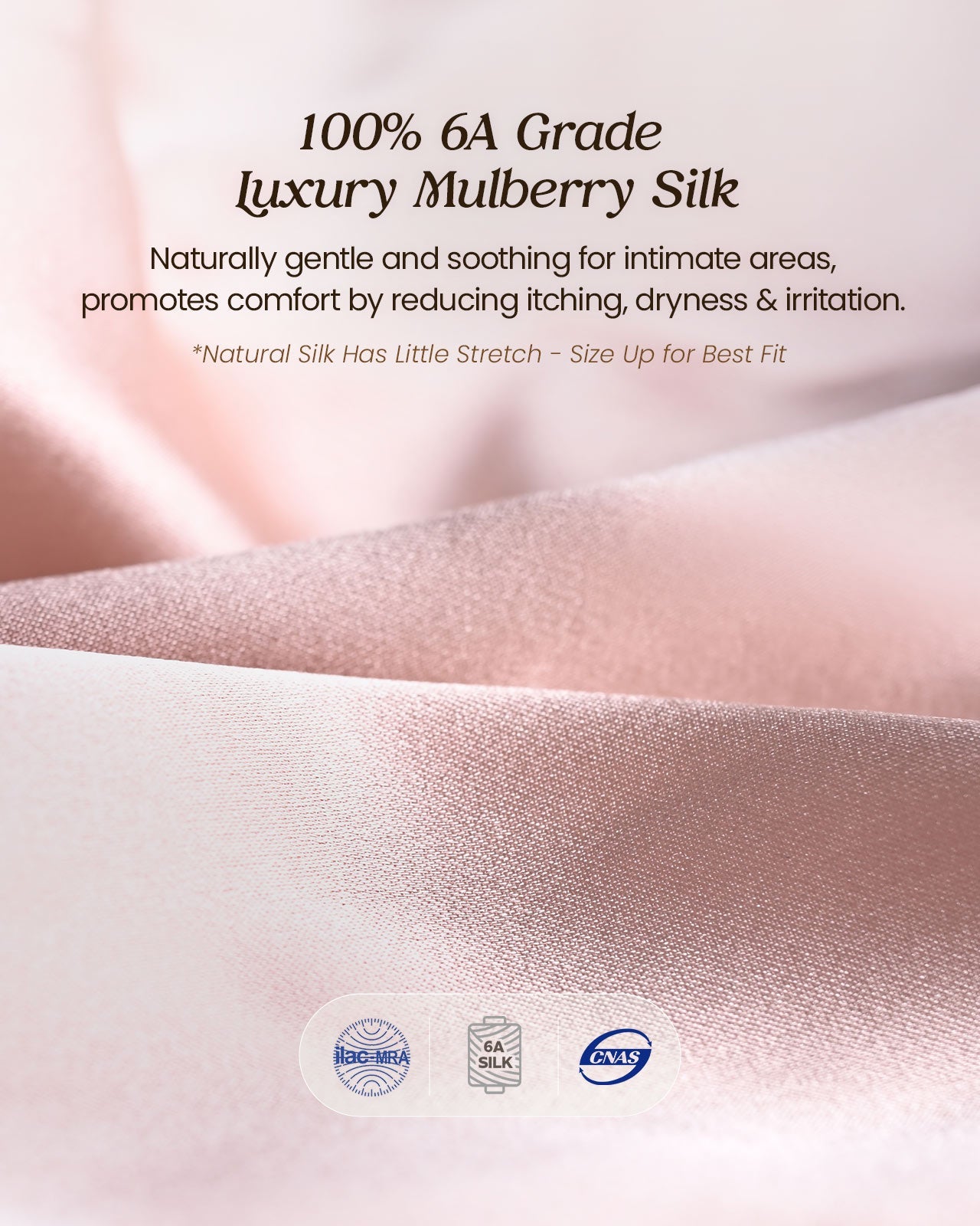 FEELITS 100% Mulberry Silk Underwear, Shiny High Cut Silk Satin Bikini Panties for Women - FEELITS