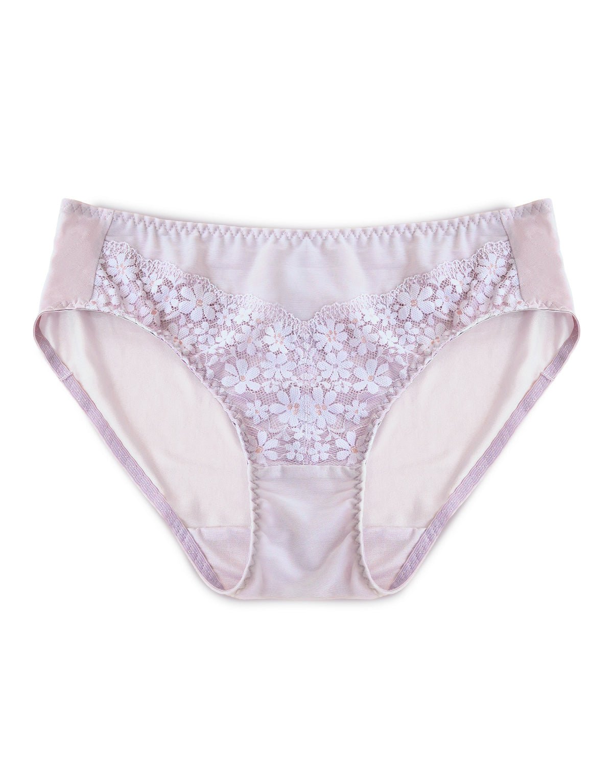 FEELITS 100% Mulberry Silk Underwear, Silk Floral Lace Hipster, Ultra Breathable Bikini Panties for Women - FEELITS