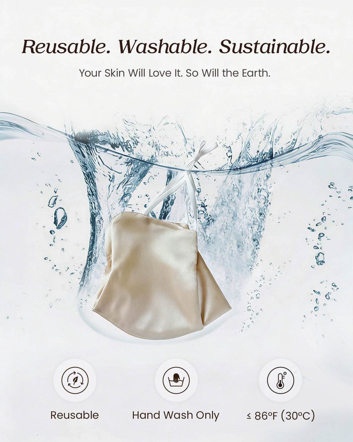 Feelits 6A Grade Mulberry Silk 3D Face Mask - FEELITS